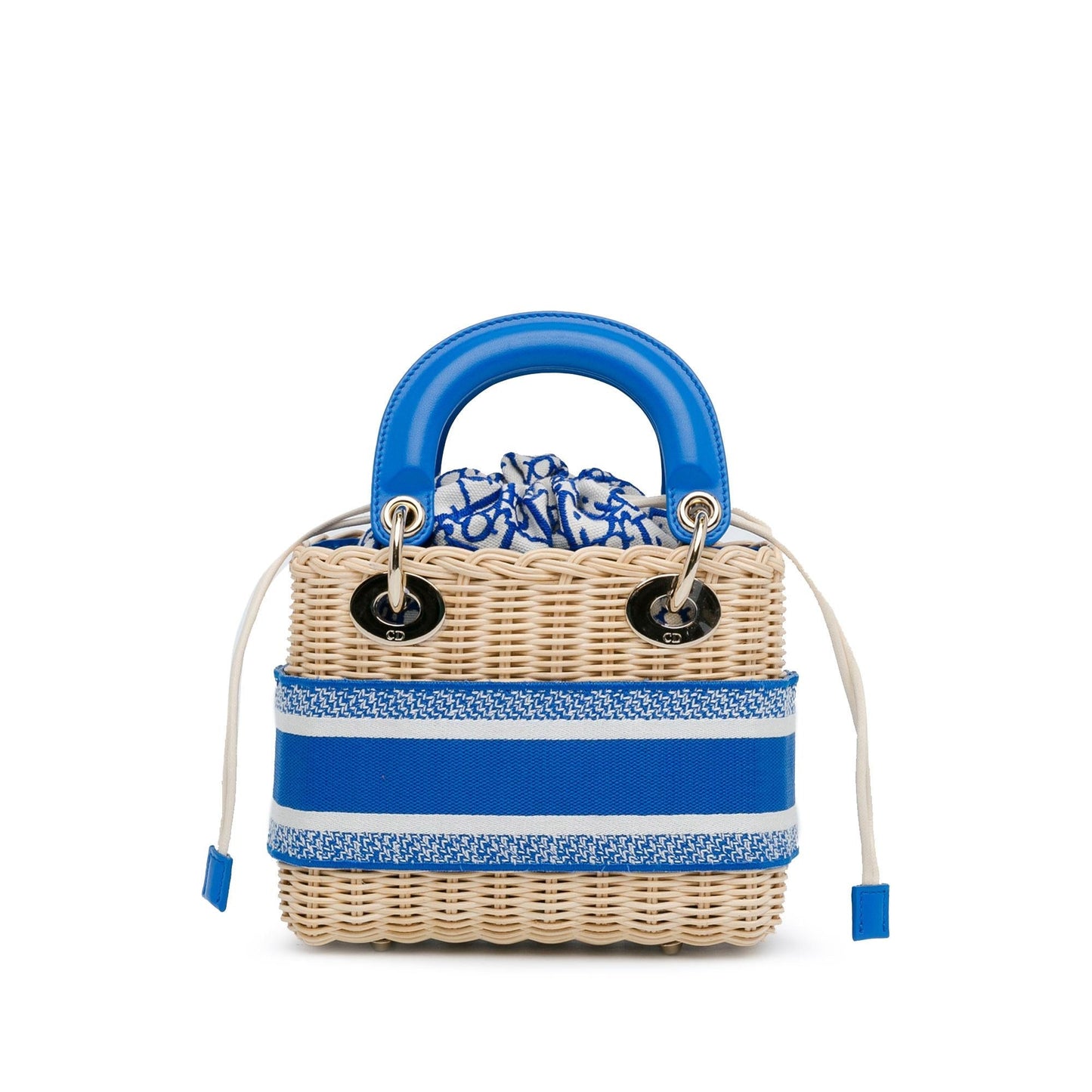 Dior Oblique Lady Shg Yghmpn Satchel Bag Wicker Mini