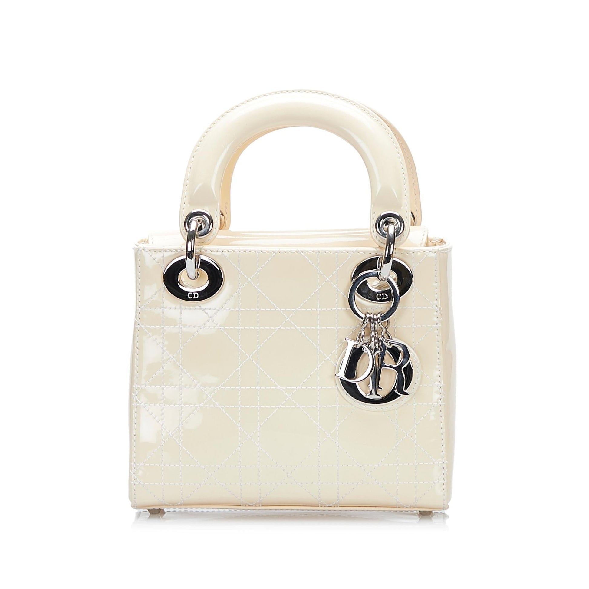 Dior Lady Shg Msli9T Satchel Bag Patent Mini