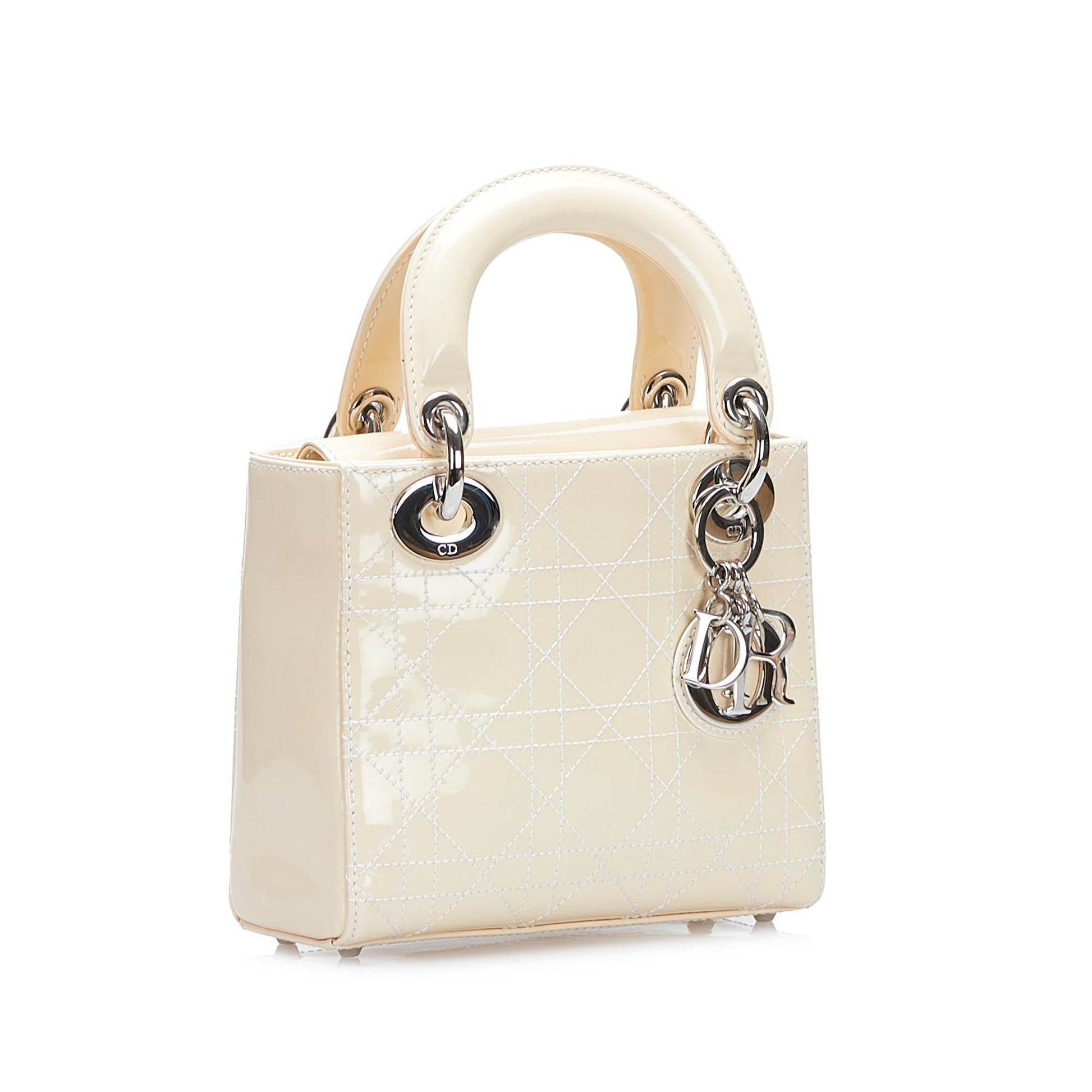 Dior Lady Shg Msli9T Satchel Bag Patent Mini