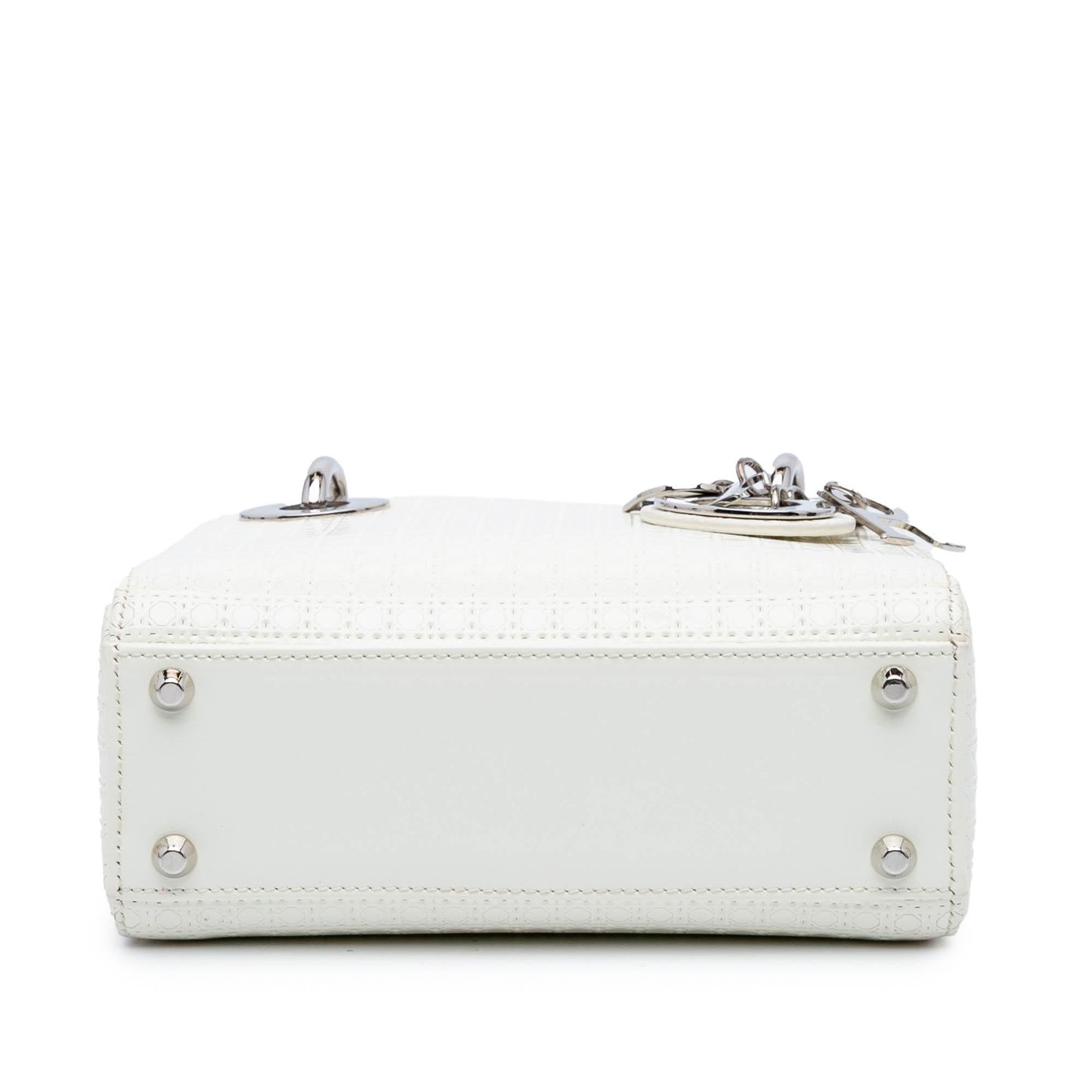 Dior Microcannage Lady Satchel Bag Patent Mini