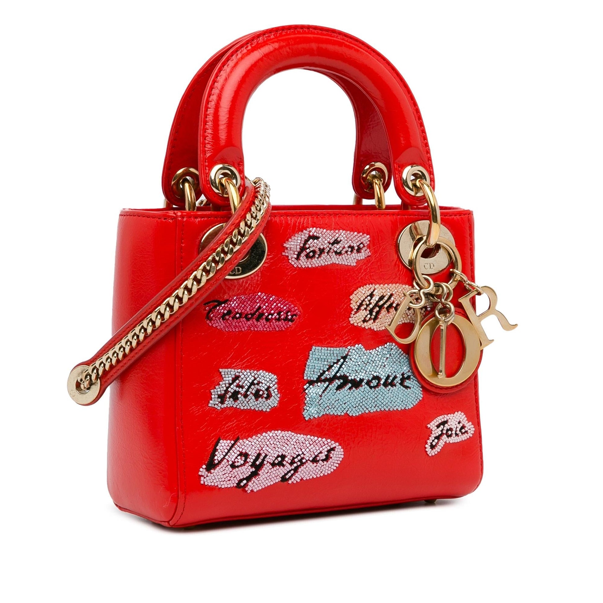 Dior Sequin Embellished Lady Shg G58Vqy Satchel Bag Mini