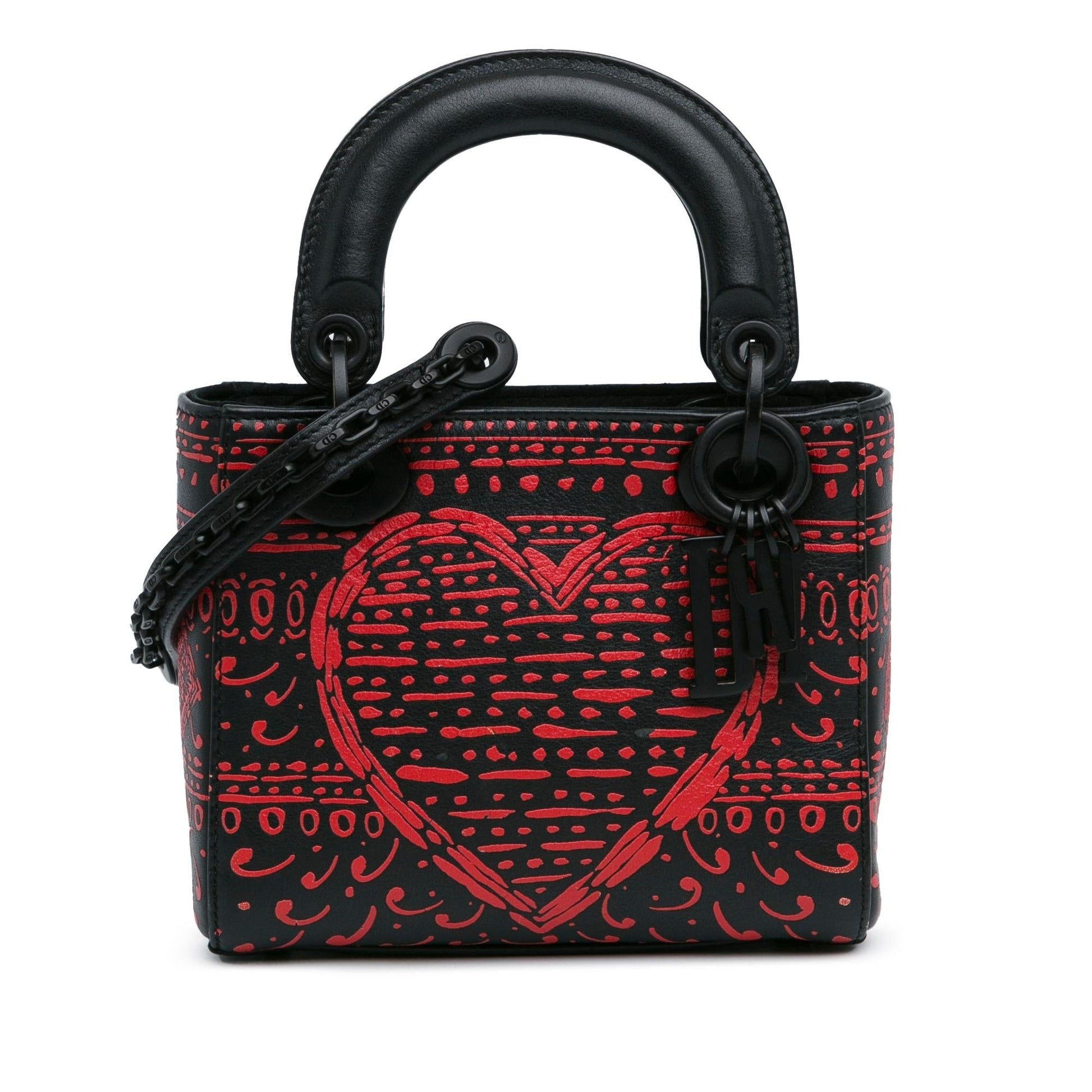 Dior Smooth Calfskin Painted Heart Clover Lady Shg Bo0Gqc Mini Satchel Bag