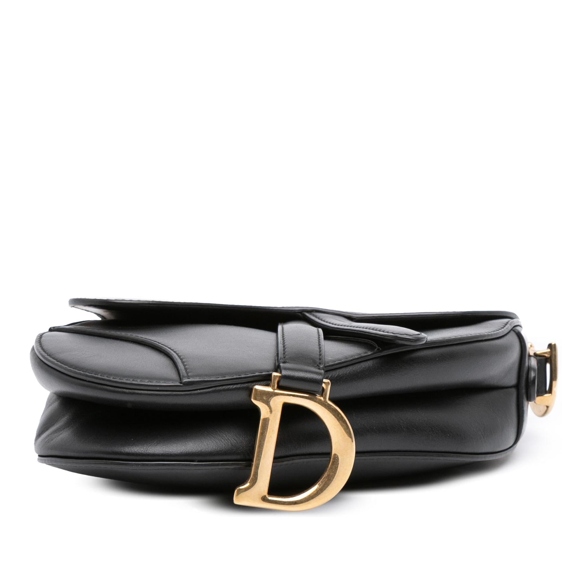 Dior Smooth Calfskin Saddle Bag Mini Satchel Bag