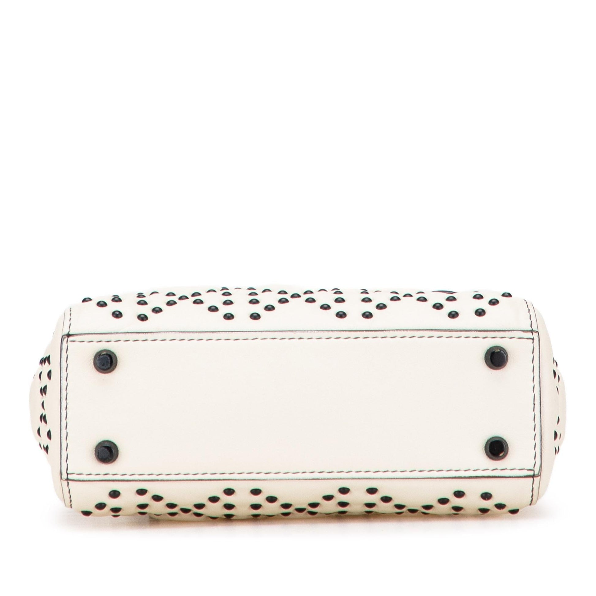 Dior Ultra Matte Calfskin Cannage Studded Supple Lady Satchel Mini Satchel Bag