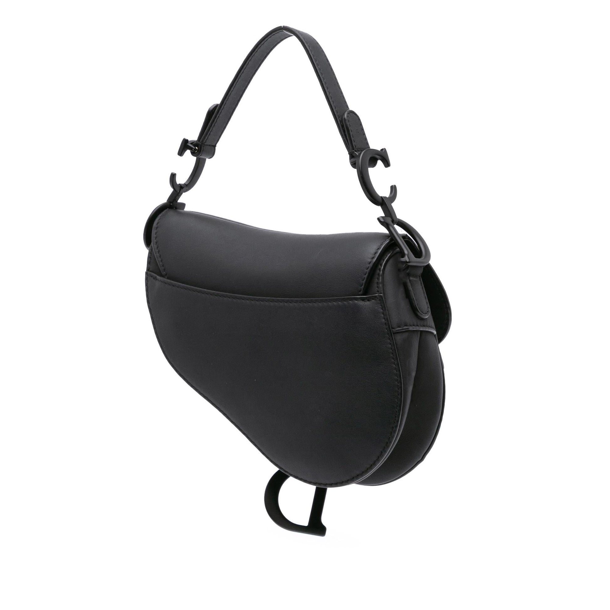 Dior Ultra Matte Calfskin Saddle Bag Mini Satchel Bag