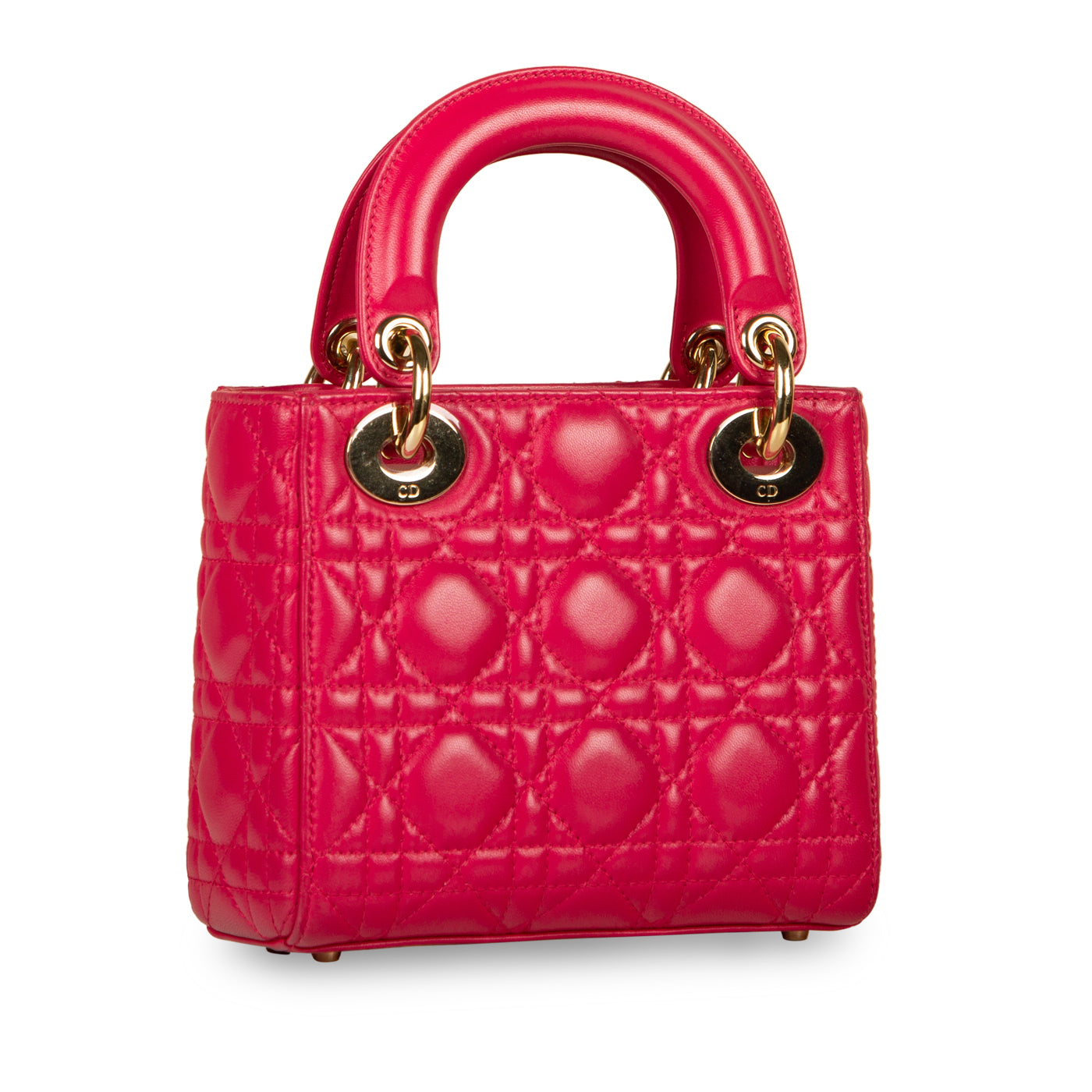Dior Christian Lady Clutch Bag Mini Lady Dior Pink