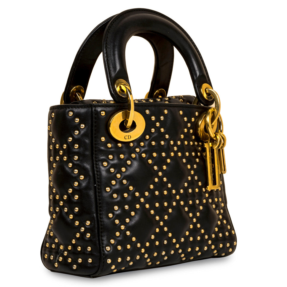 Dior Christian Lady Studded Crossbody Bag Mini