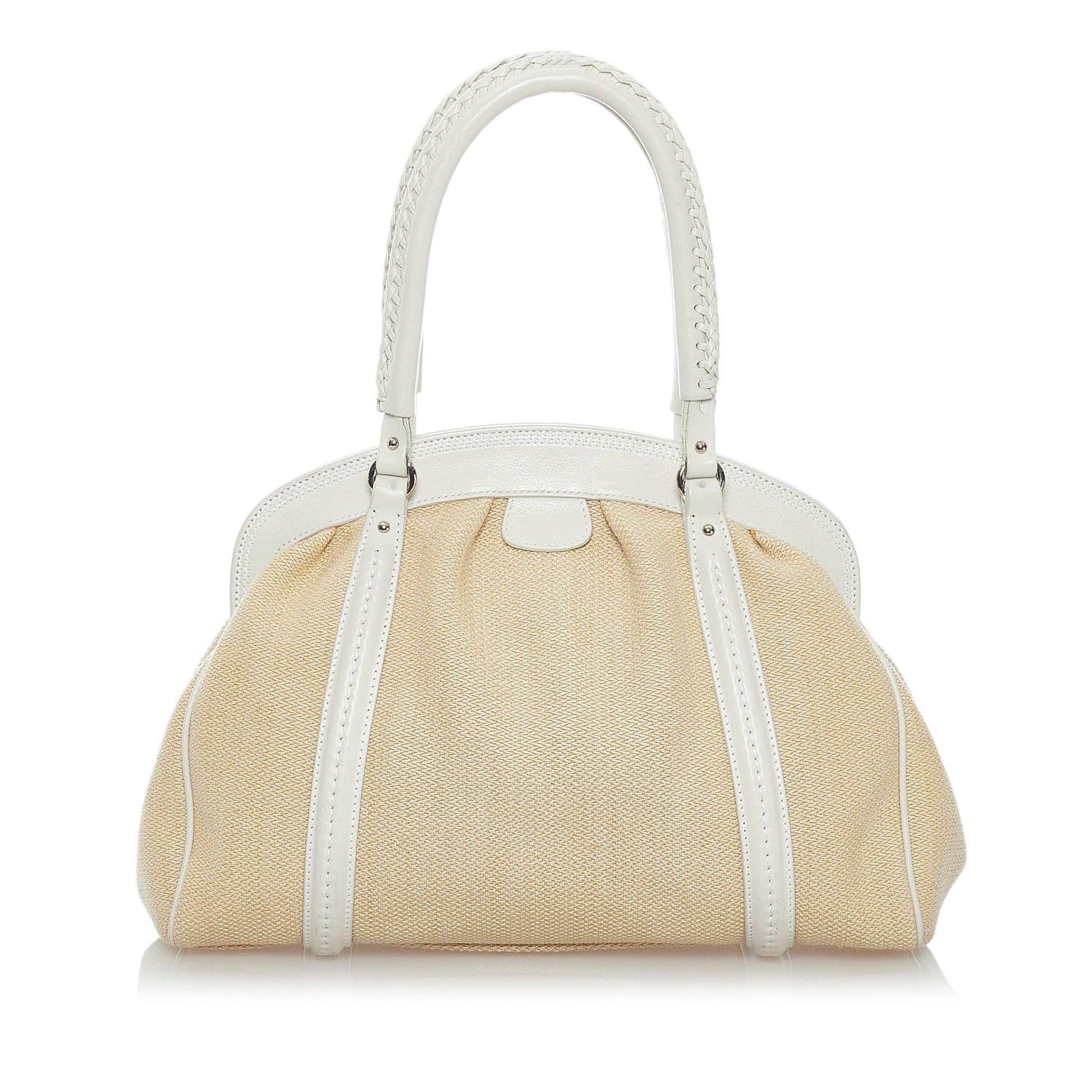 Dior My Frame Handbag Shg Raffia Satchel Bag