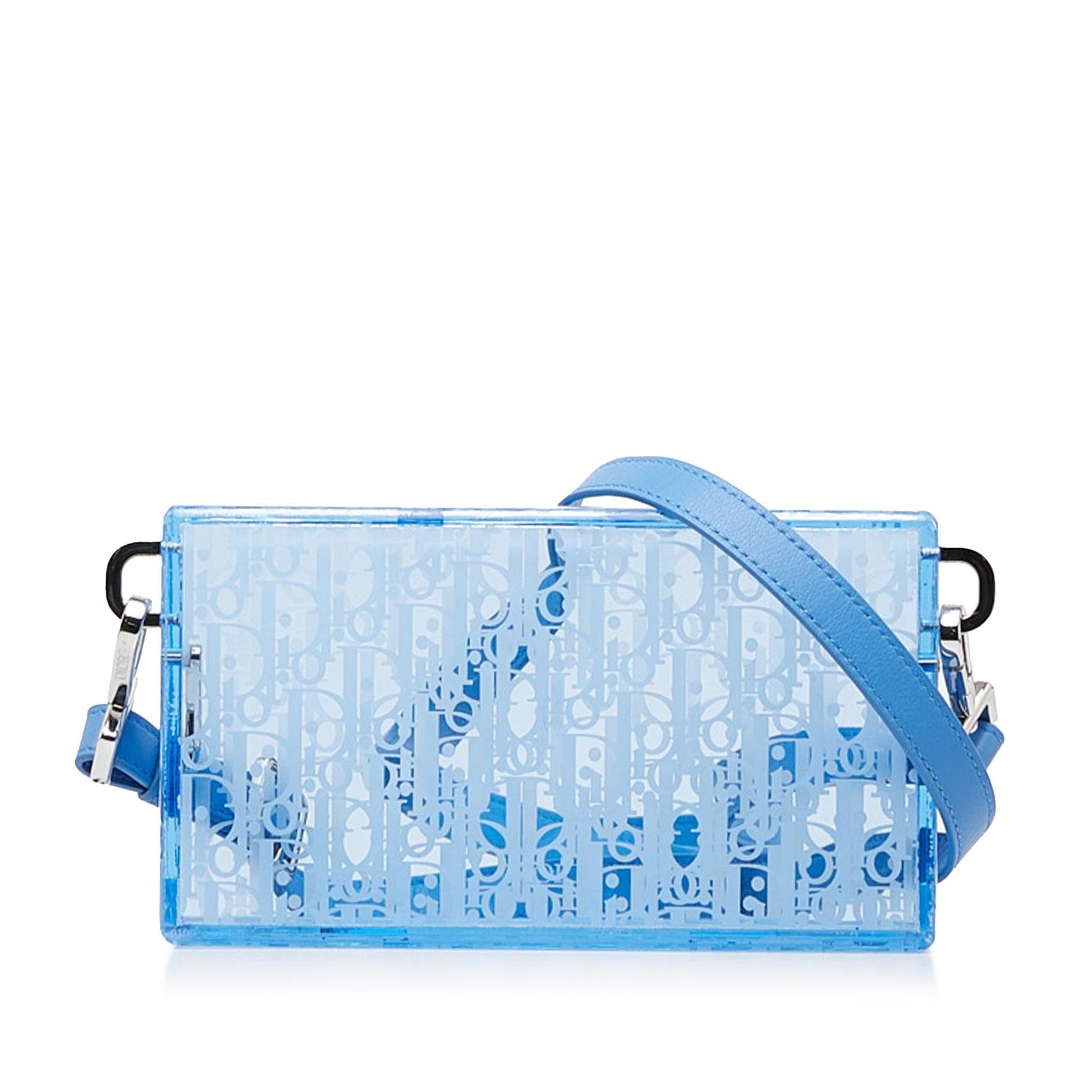 Dior Oblique Acrylic Box Crossbody Bag Shg Wkfclq