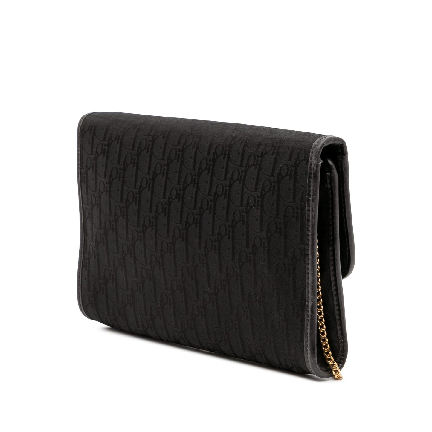 Dior Oblique Crossbody Canvas Chain Crossbody Bag