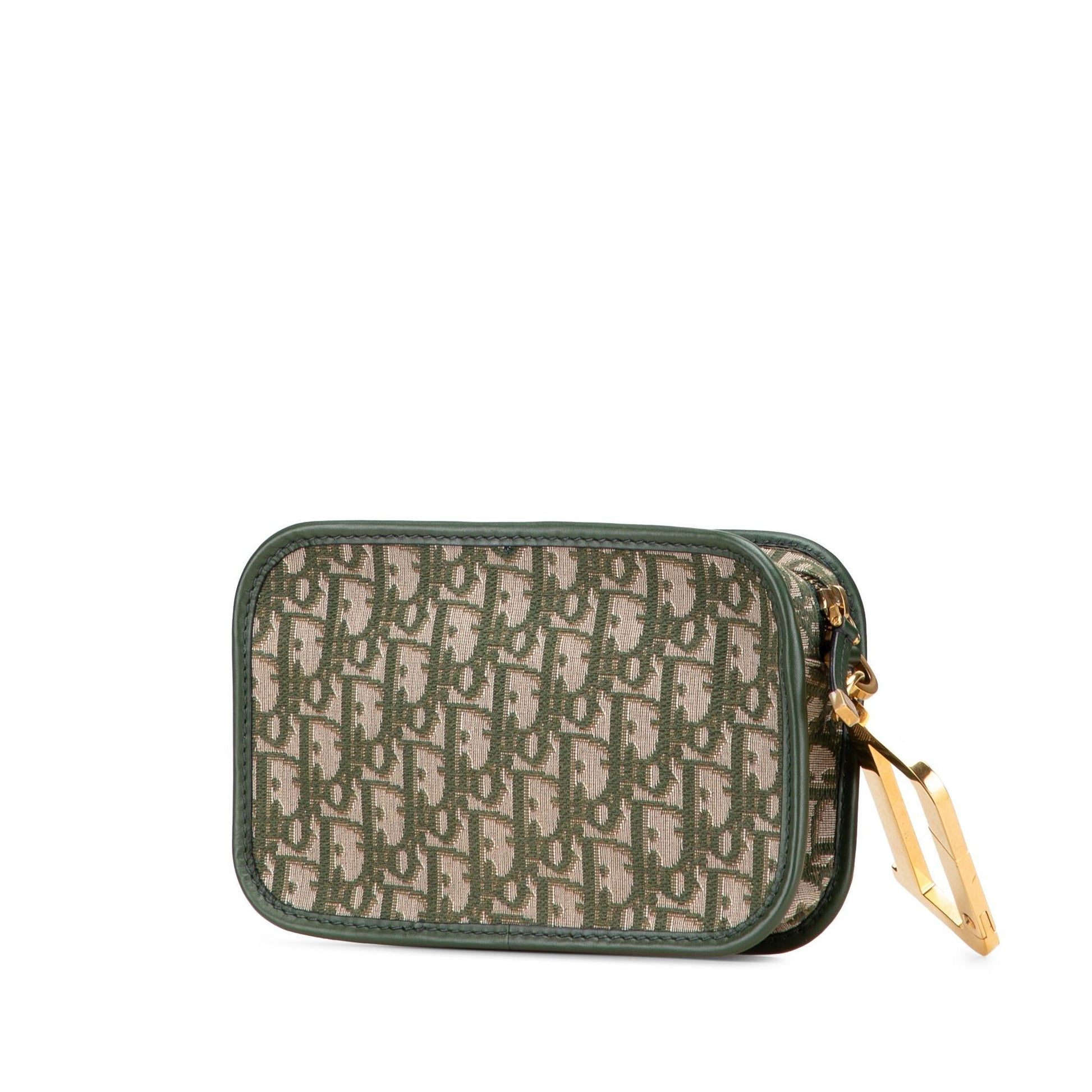 Dior Oblique quake Clutch Canvas Clutch Bag