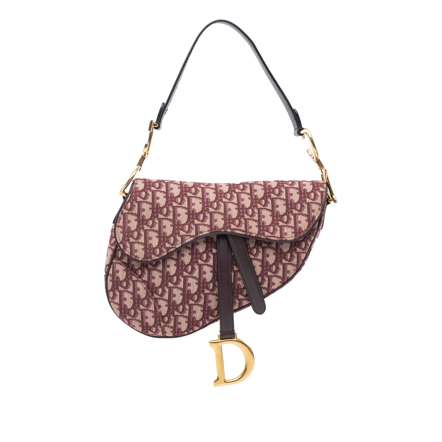 Dior Oblique Saddle Bag Canvas Shoulder Bag Saddle Bag 1