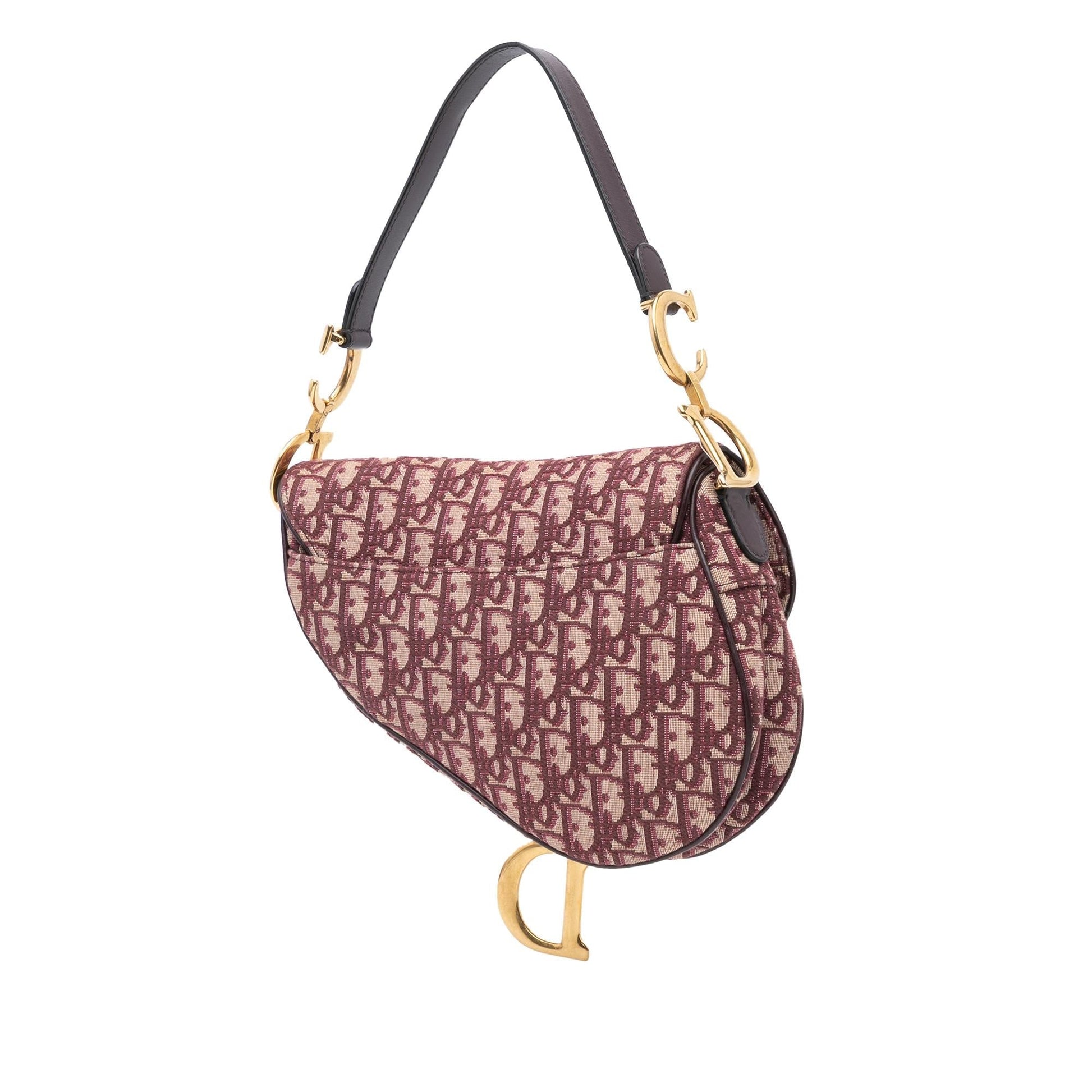 Dior Oblique Saddle Bag Canvas Shoulder Bag Saddle Bag 1