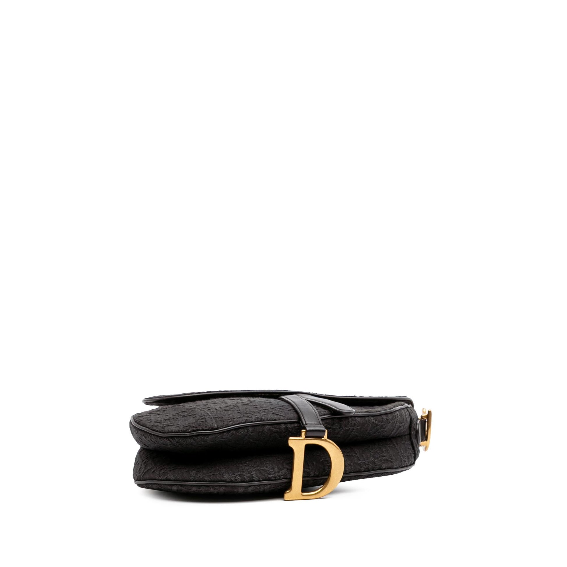 Dior Oblique Saddle Bag Canvas Shoulder Bag Saddle Bag 6