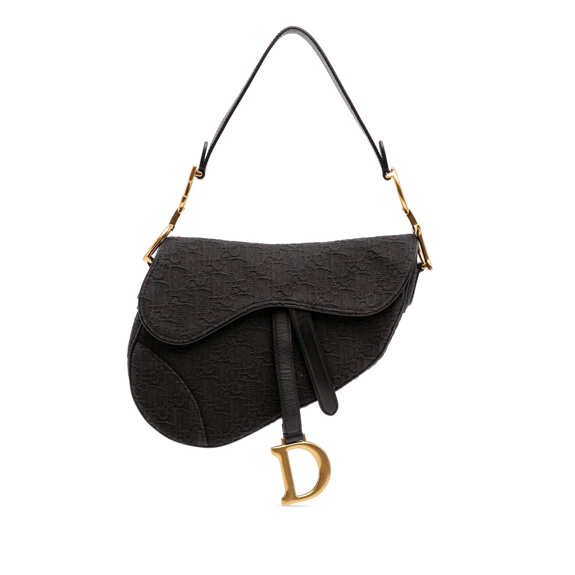 Dior Oblique Saddle Bag Canvas Shoulder Bag Saddle Bag 6