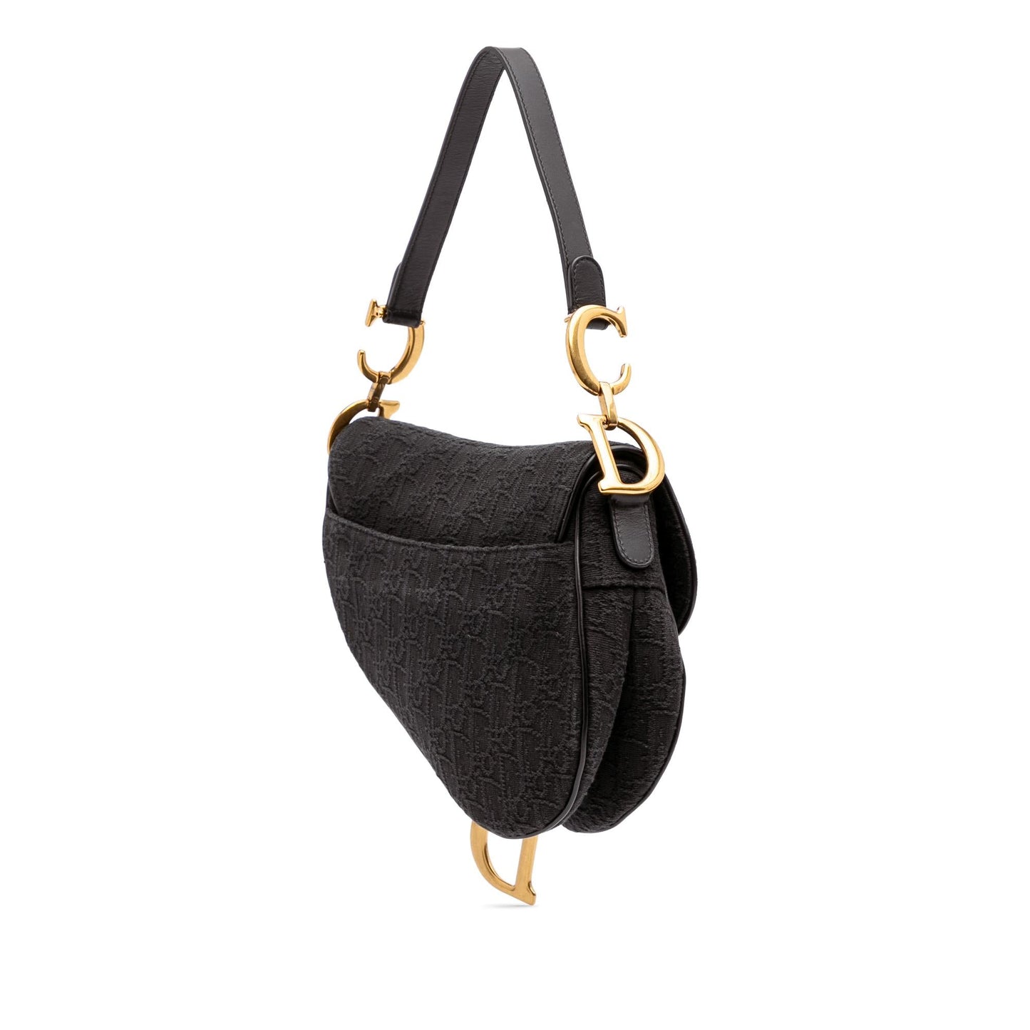 Dior Oblique Saddle Bag Canvas Shoulder Bag Saddle Bag 6