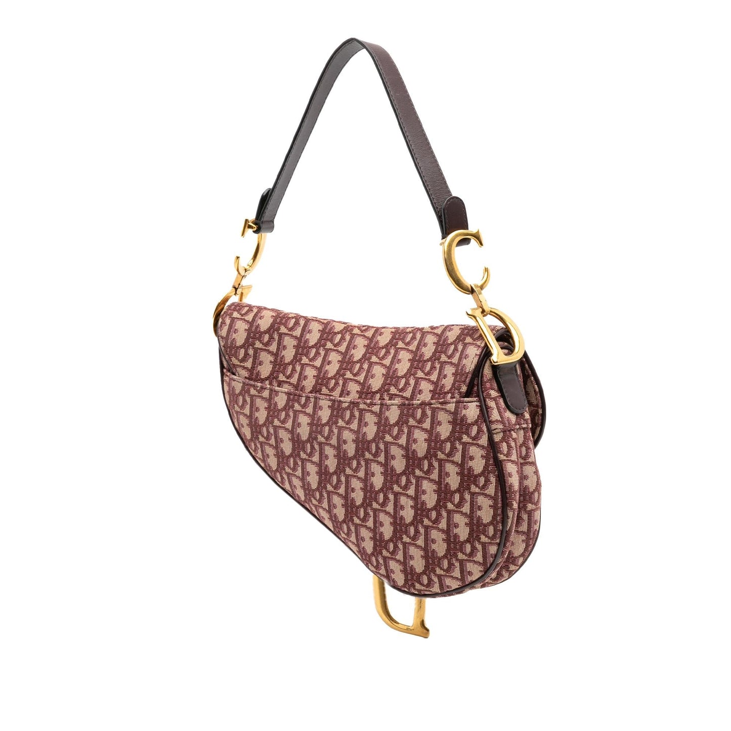 Dior Oblique Saddle Bag Canvas Shoulder Bag Saddle Bag 9