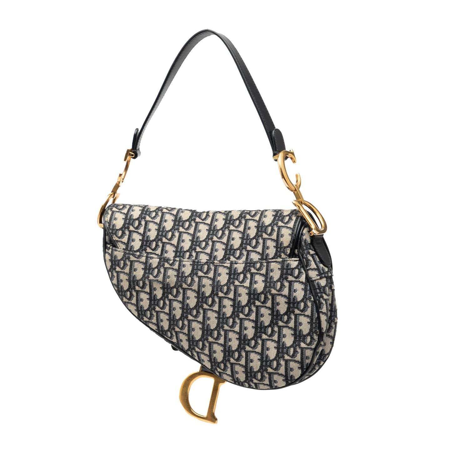 Dior Oblique Saddle Bag Canvas Shoulder Bag Saddle Bag 11