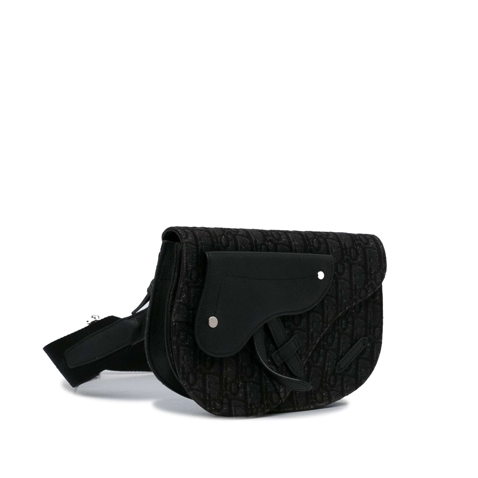 Dior Oblique Saddle Messenger Bag Canvas Crossbody Bag Saddle Messenger Bag
