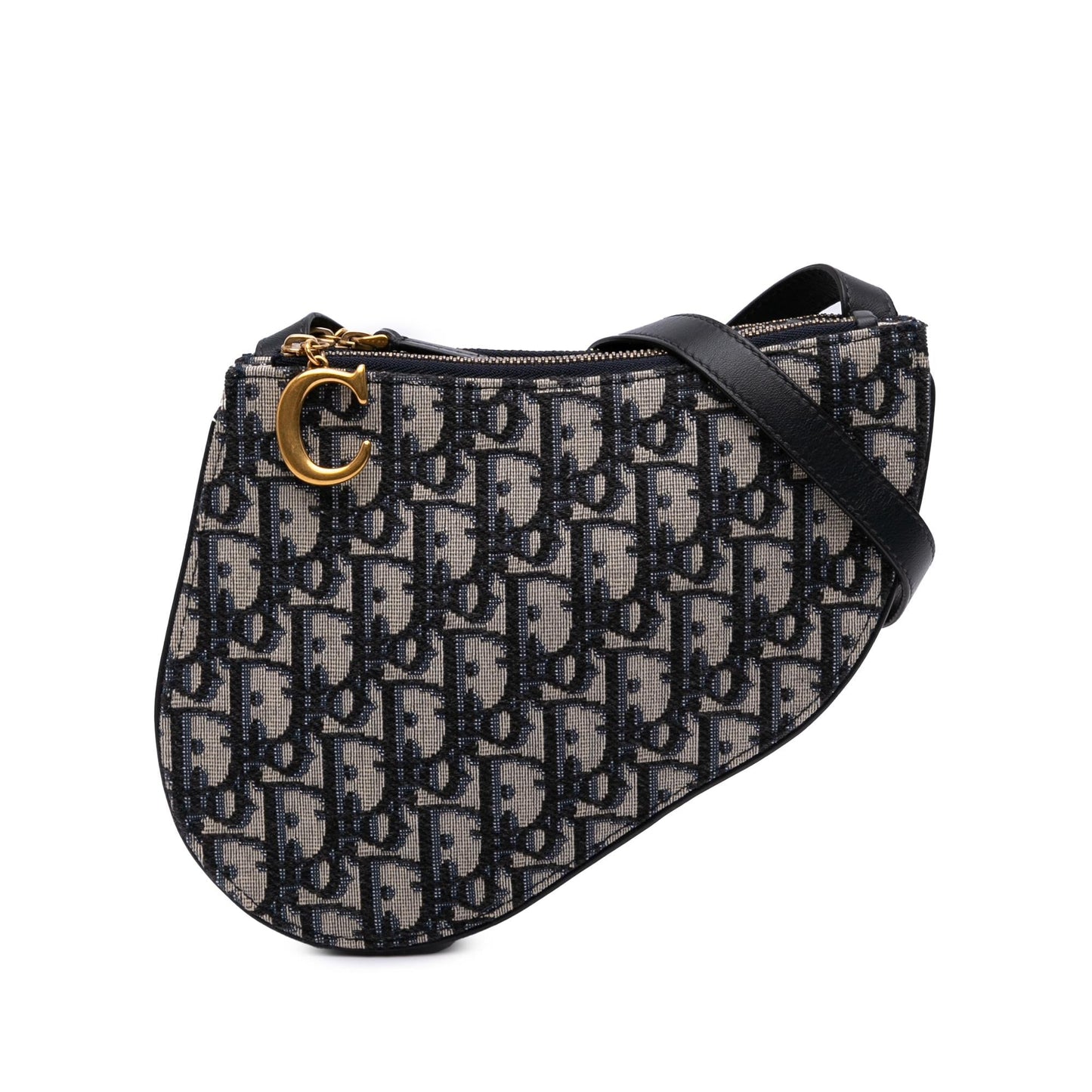 Dior Oblique Saddle Triple Crossbody Canvas Zip Crossbody Bag Zip Crossbody 1