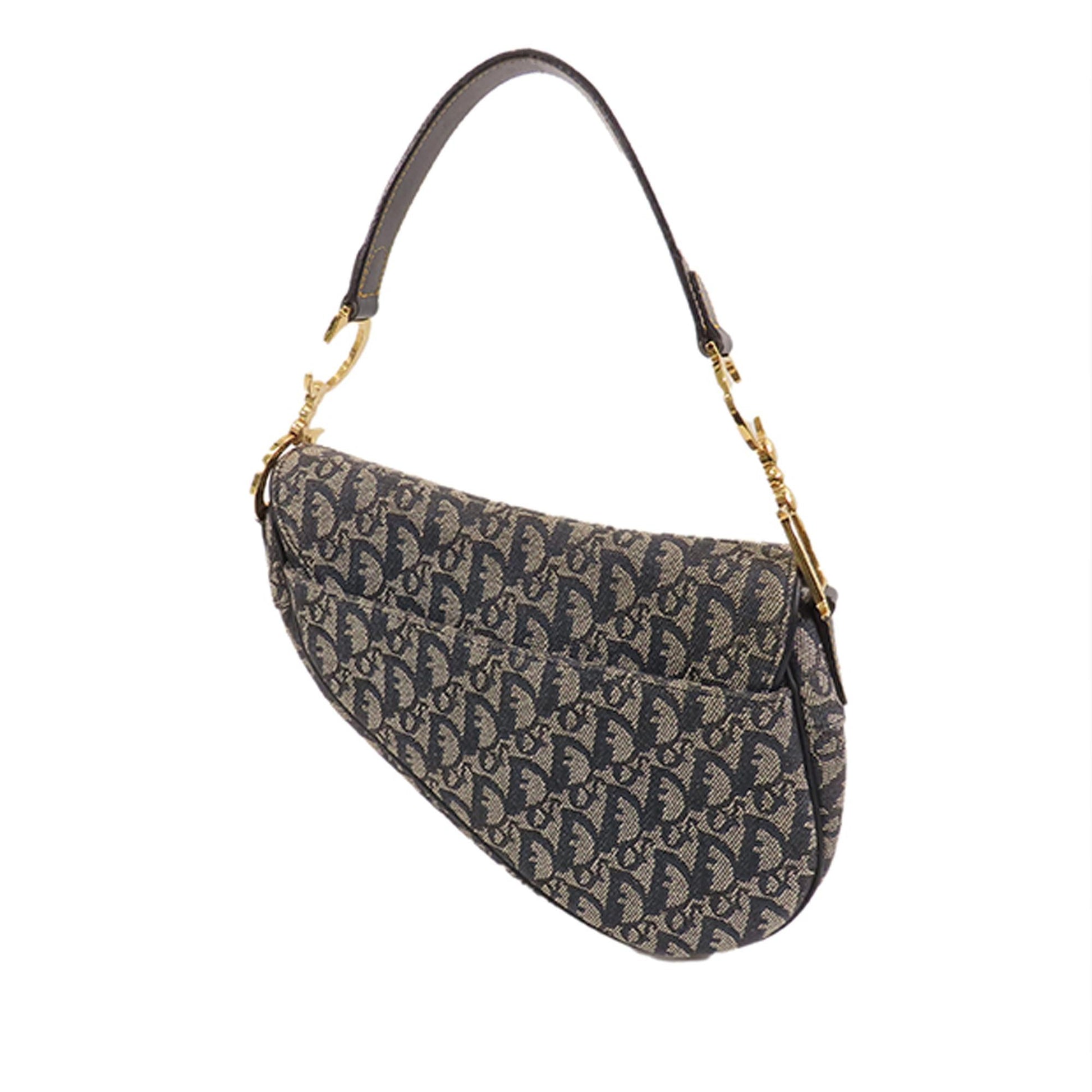 Dior Oblique Saddle Shg Voeizz Shoulder Bag Canvas