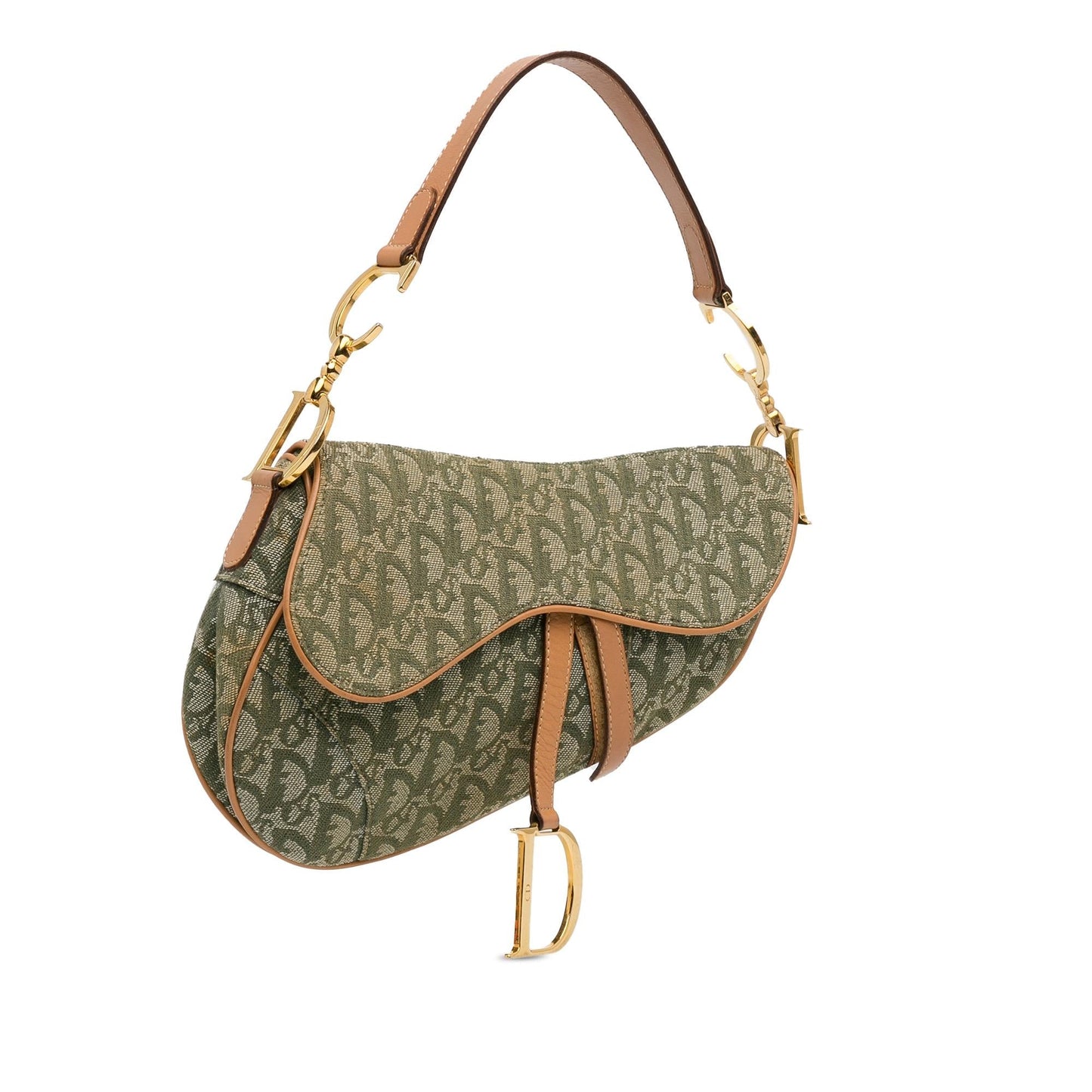 Dior Oblique Saddle Shg Dgyout Shoulder Bag Canvas