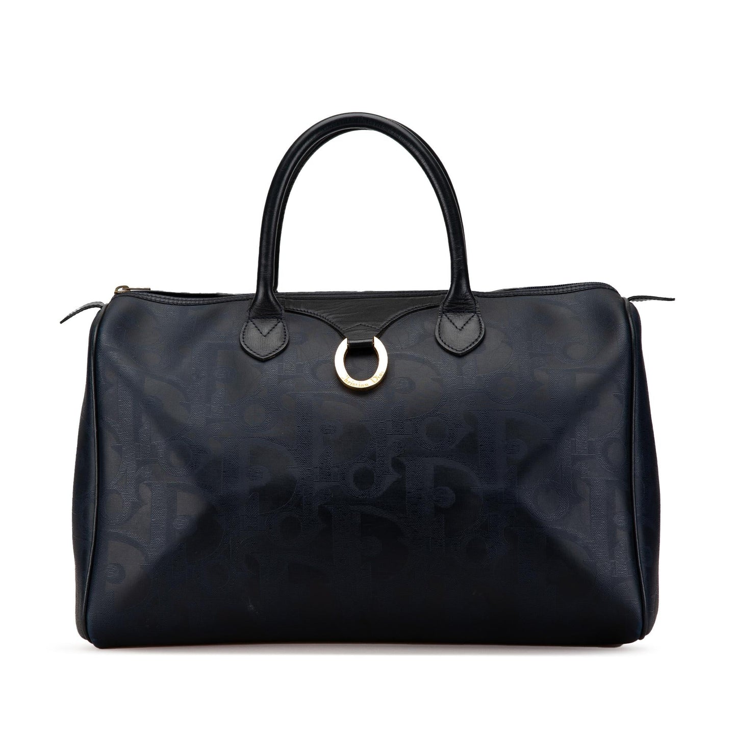 Dior Oblique Coated Boston Bag Shg Ykys8X Canvas Satchel Bag