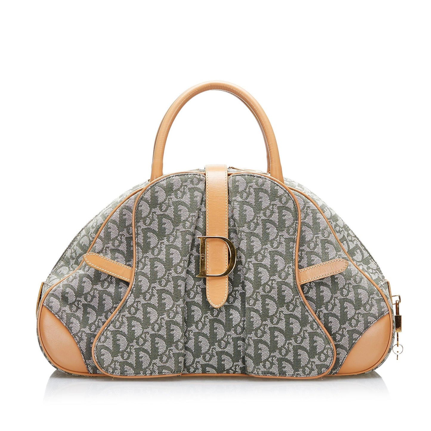 Dior Oblique Double Saddle Bowler Shg Cl0Nv0 Satchel Bag