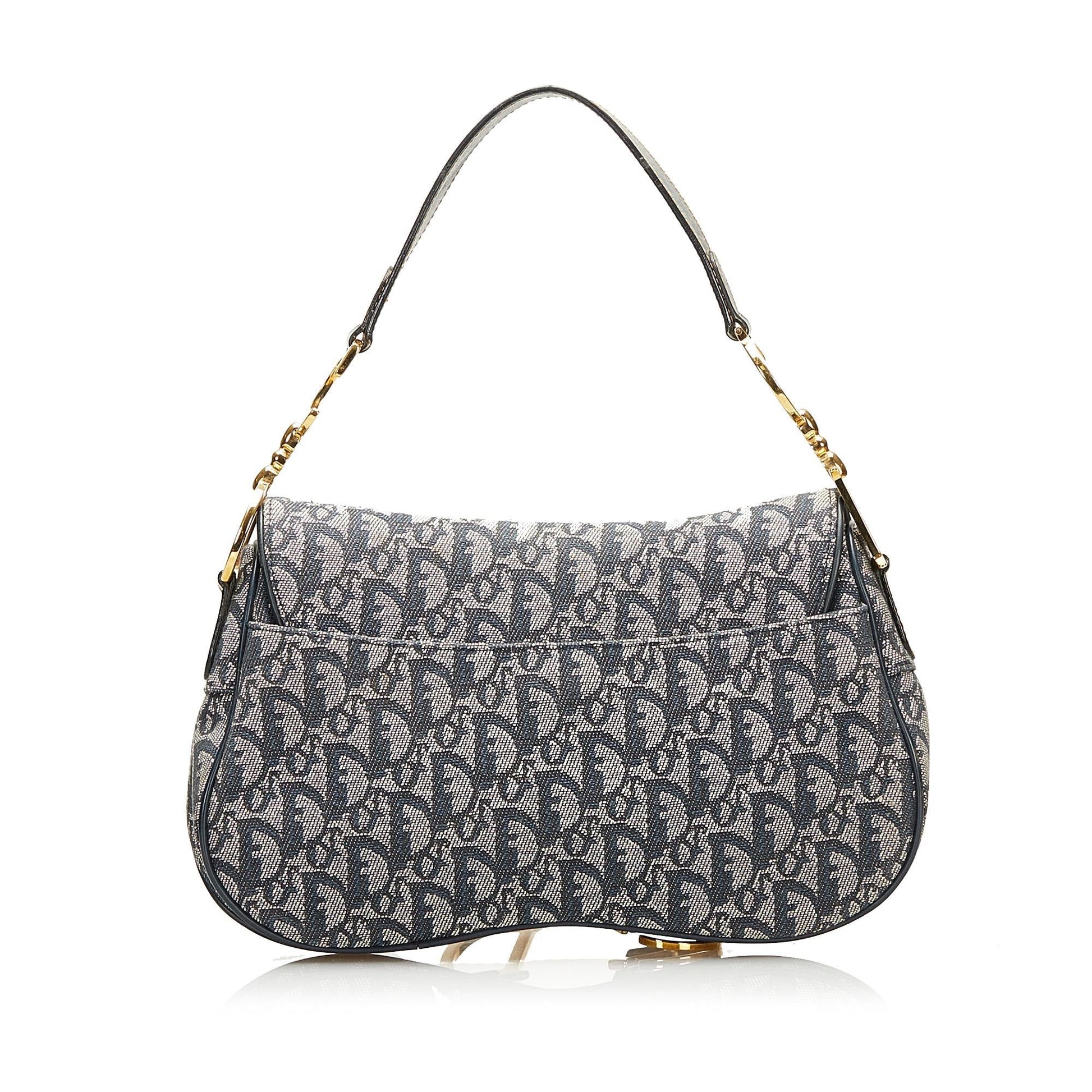 Dior Oblique Double Saddle Shg Handbag Travel Bag