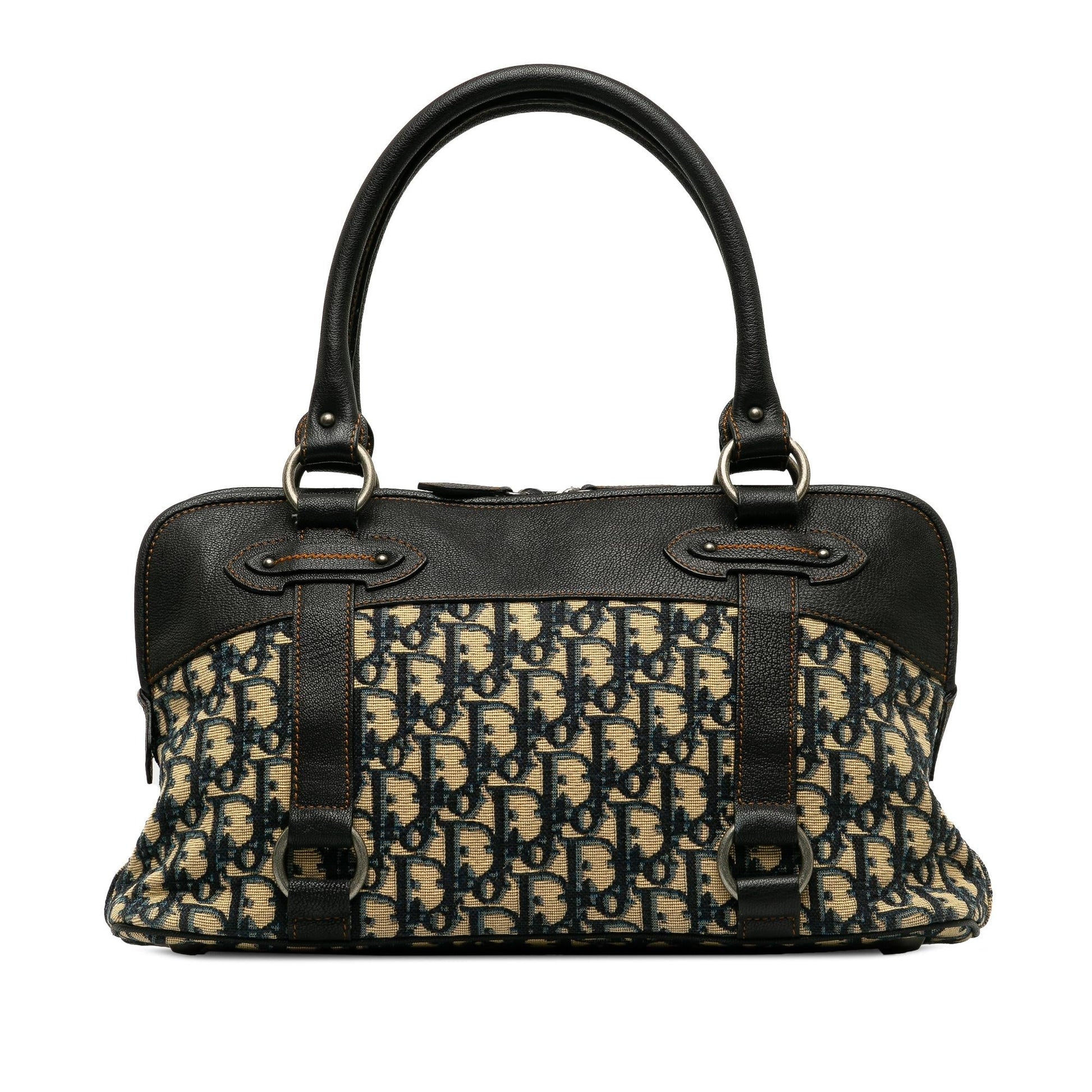 Dior Oblique Handbag Shg Audufz Satchel Bag