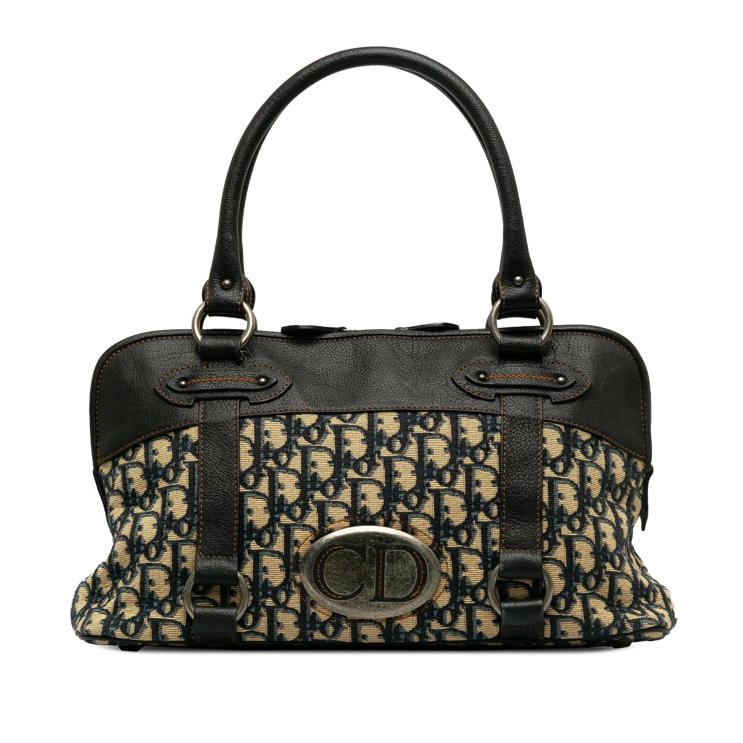 Dior Oblique Handbag Shg Audufz Satchel Bag