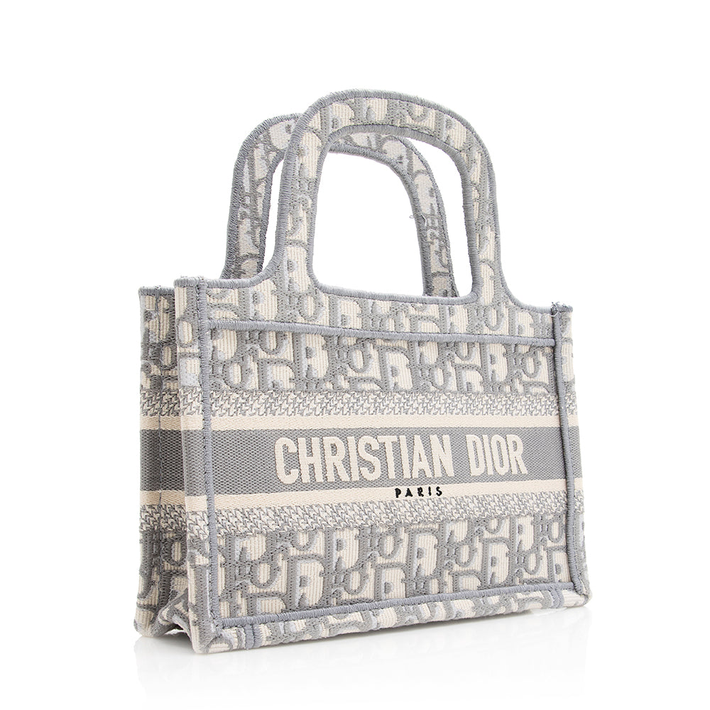 Dior Oblique Book Tote Shf Mini Tote Bag