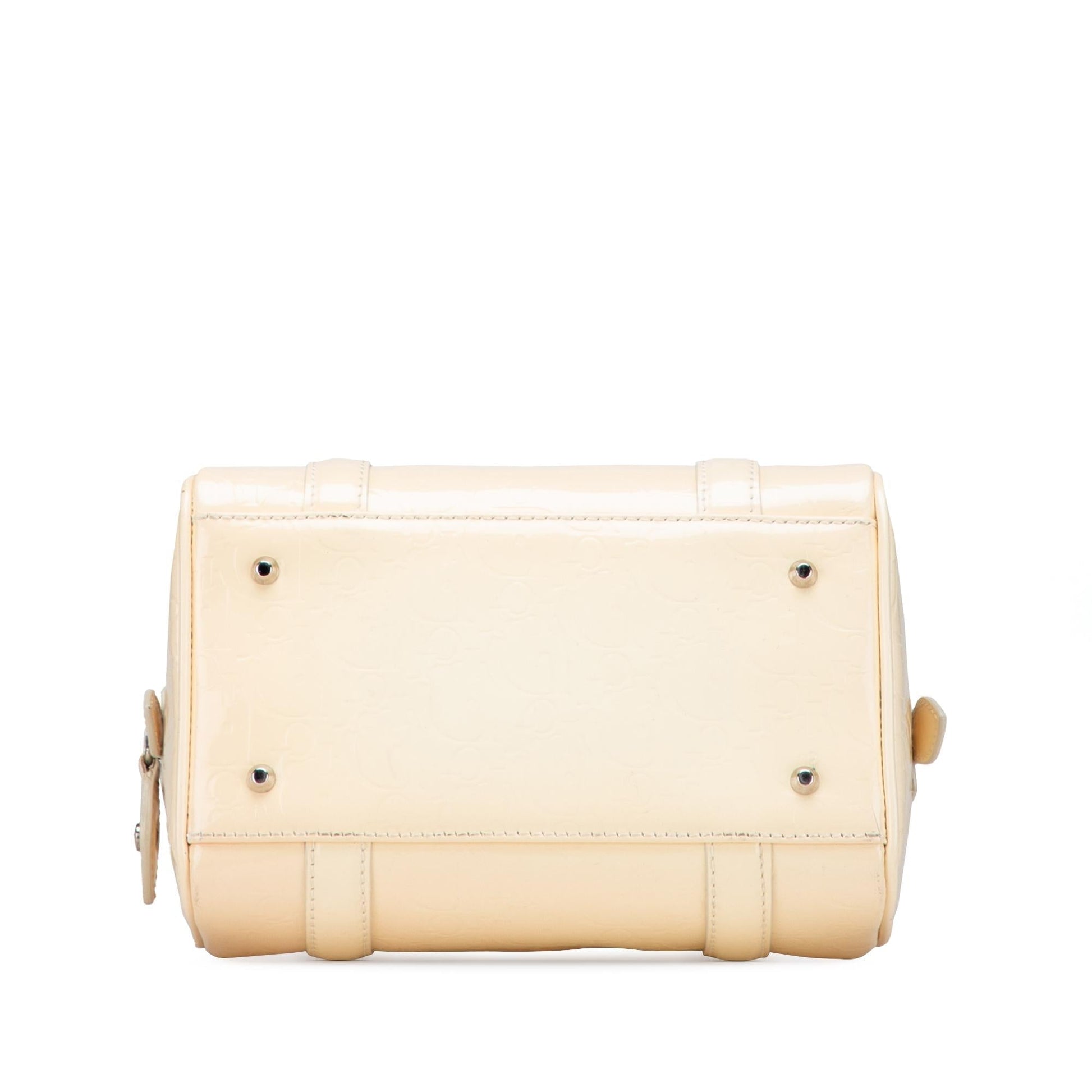 Dior Oblique Boston Bag Patent Satchel Bag