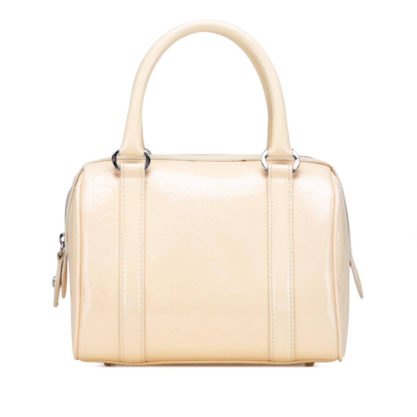 Dior Oblique Boston Bag Patent Satchel Bag