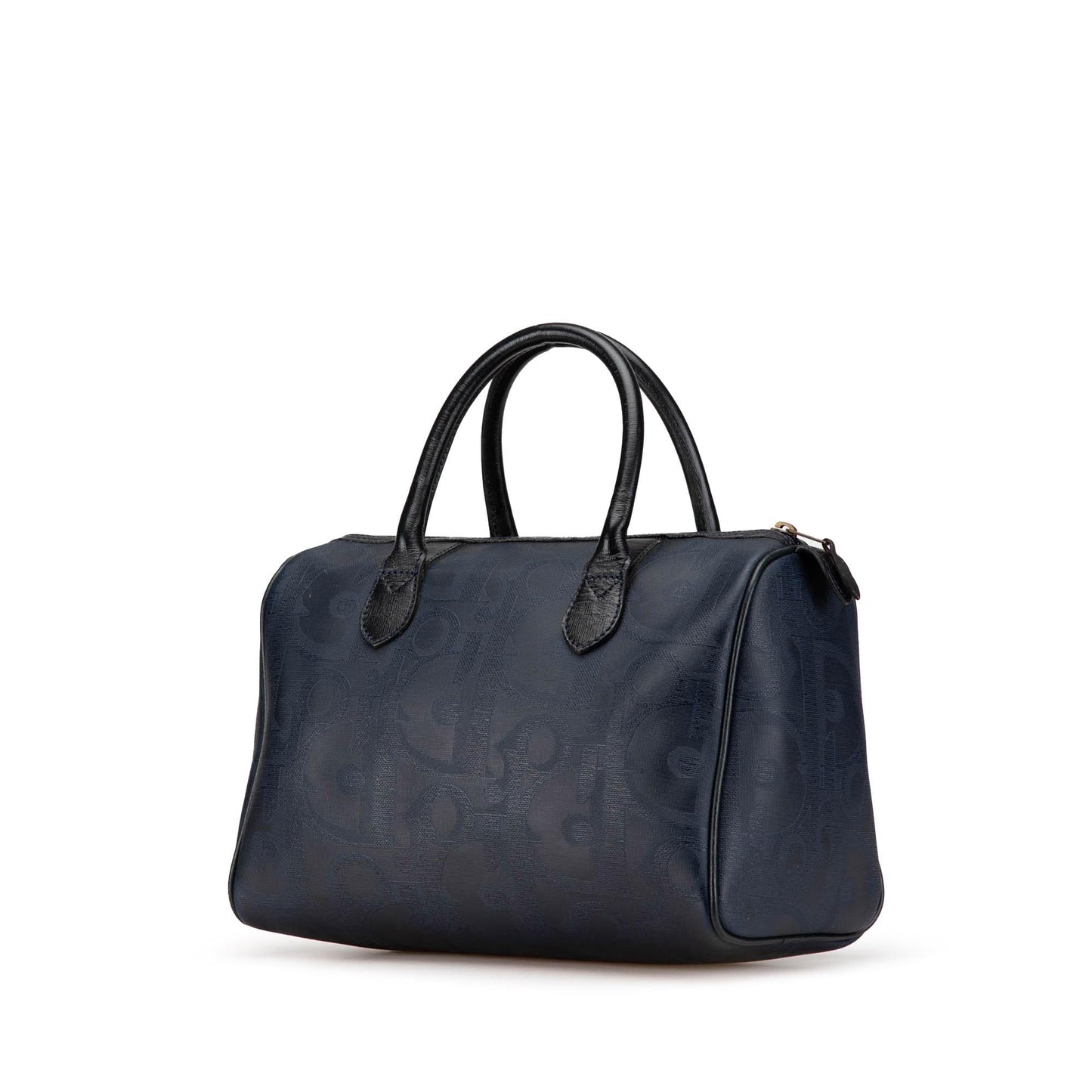 Dior Oblique Trotter Coated Boston Bag Canvas Satchel Bag