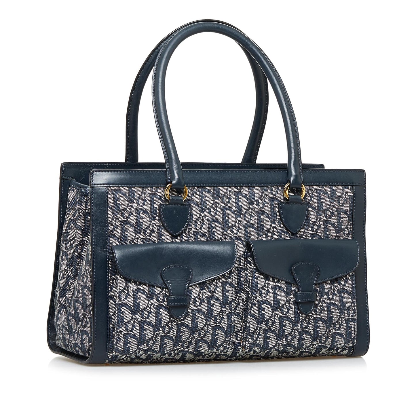 Dior Oblique Trotter Double Pocket Tote Shg Fuspb4 Tote Bag