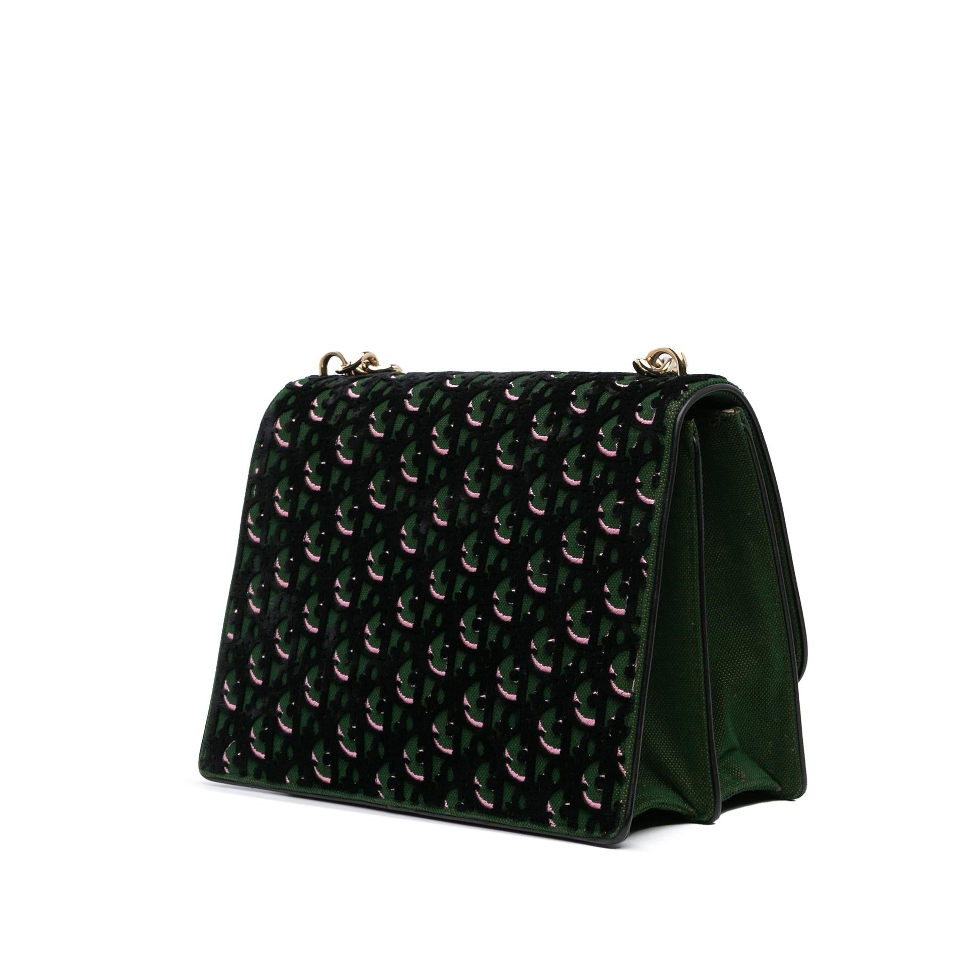 Dior Oblique Velvet ama Satchel Satchel Bag