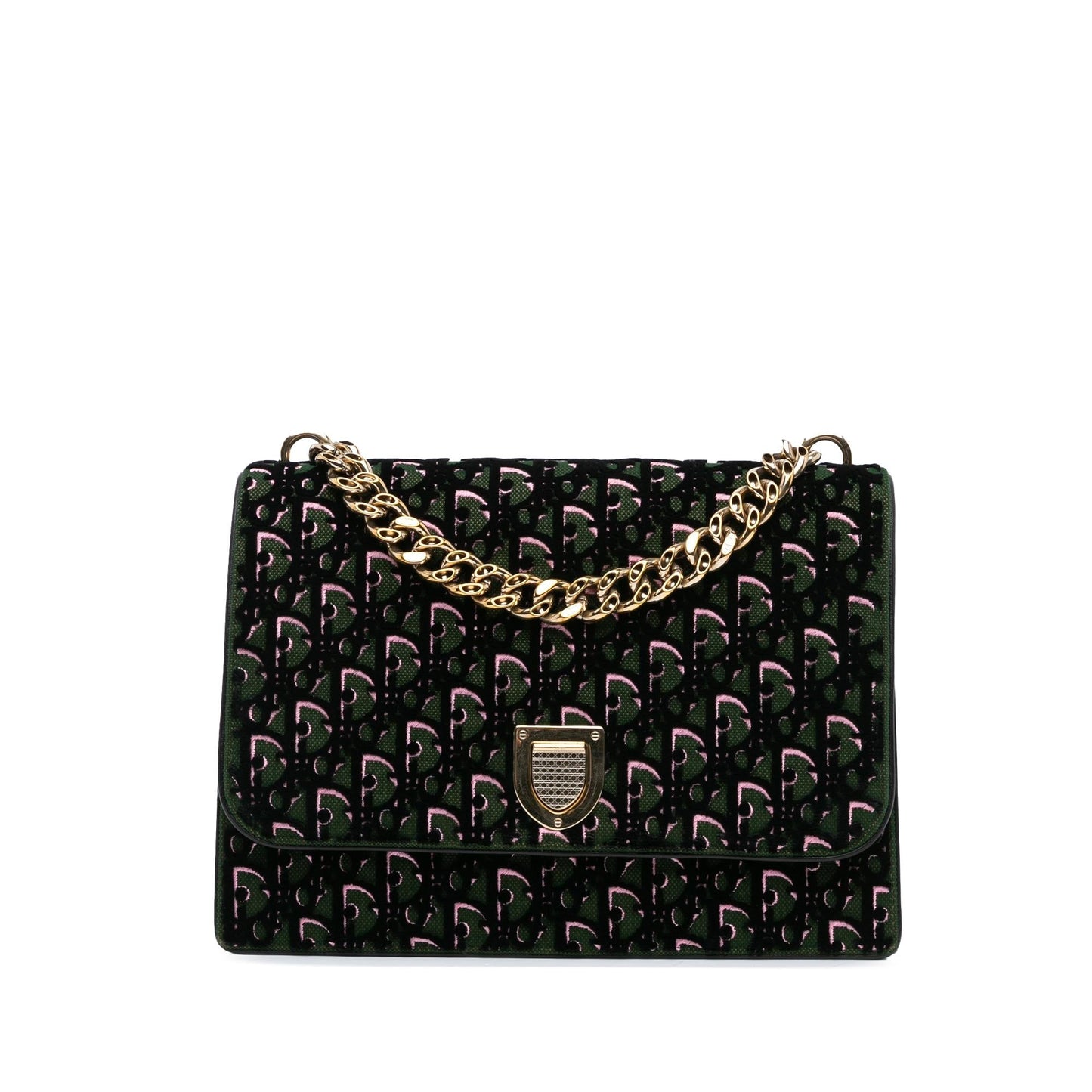 Dior Oblique Velvet ama Satchel Satchel Bag Diorama Satchel 4