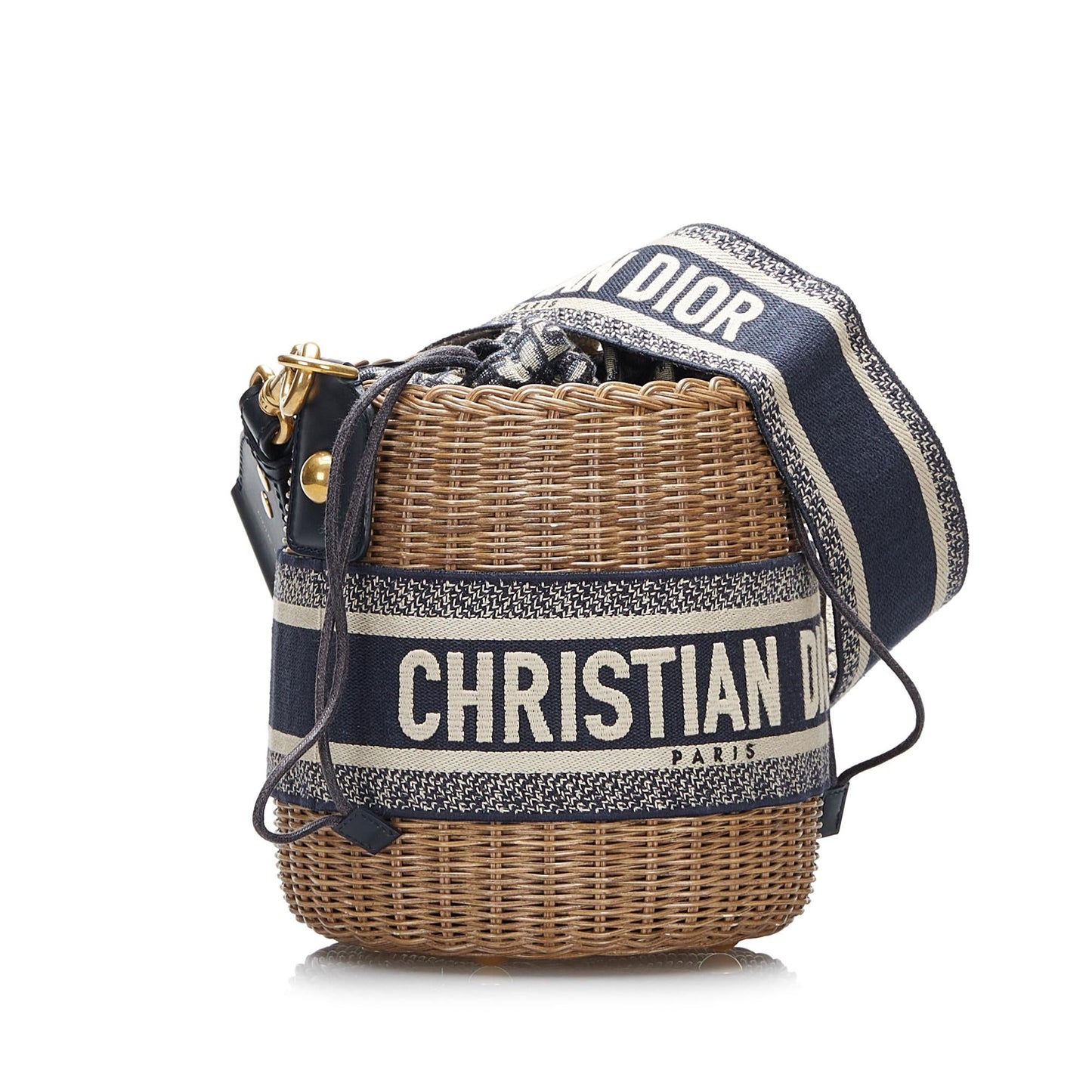 Dior Oblique Bag Shg S9Ek59 Wicker Bucket Shoulder Bag