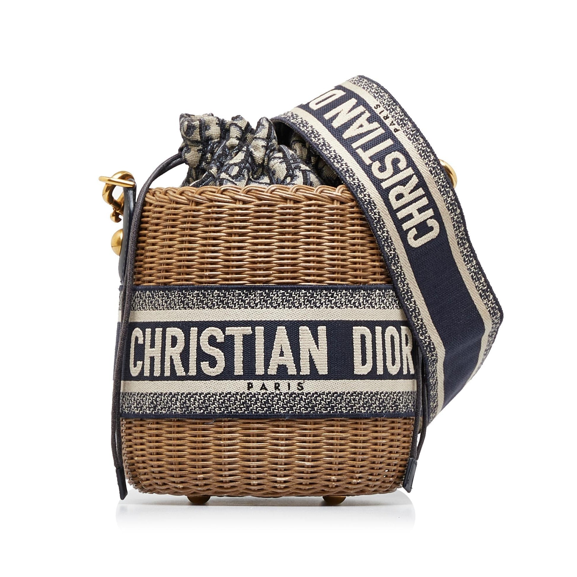 Dior Oblique Bag Shg 9Ocovk Wicker Bucket Shoulder Bag