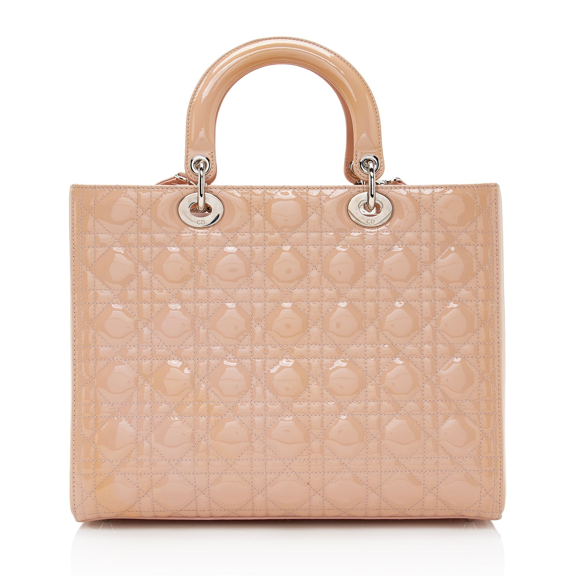 Dior Lady Tote Shf Leather Patent Large Tote Bag Tote Shf 22412