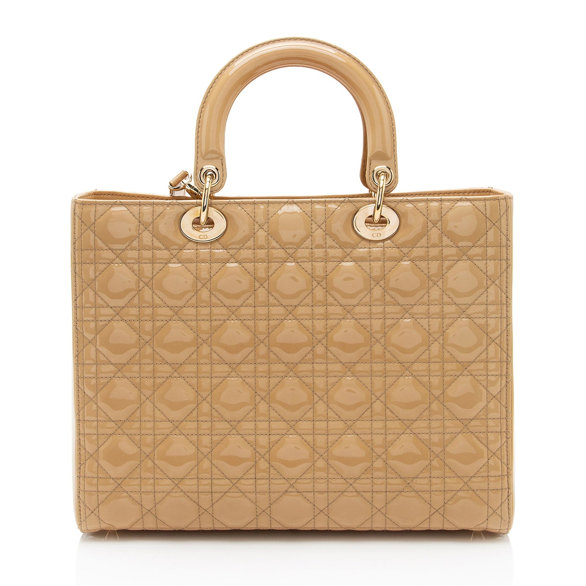 Dior Lady Tote Shf Ez4Ewj Leather Patent Large Tote Bag