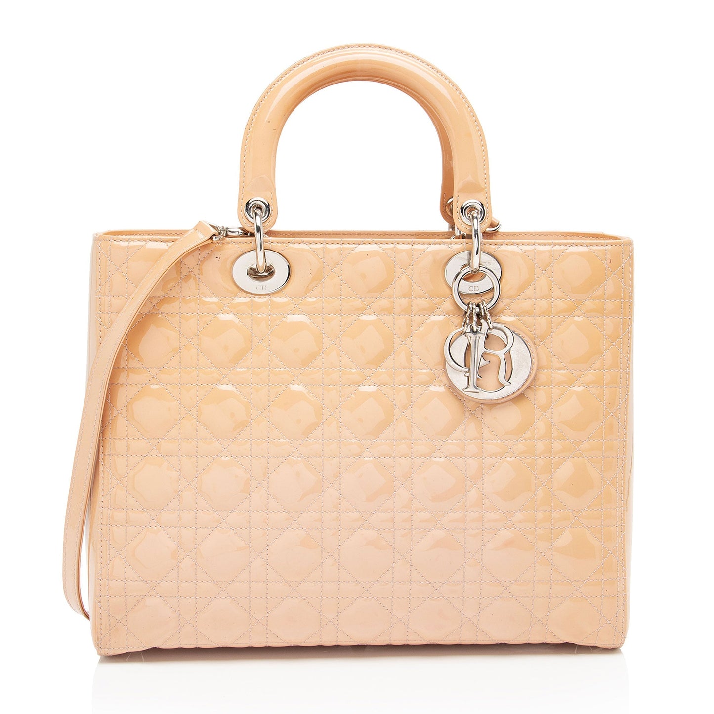 Dior Lady Tote Shf 2Qzbi4 Leather Patent Large Tote Bag