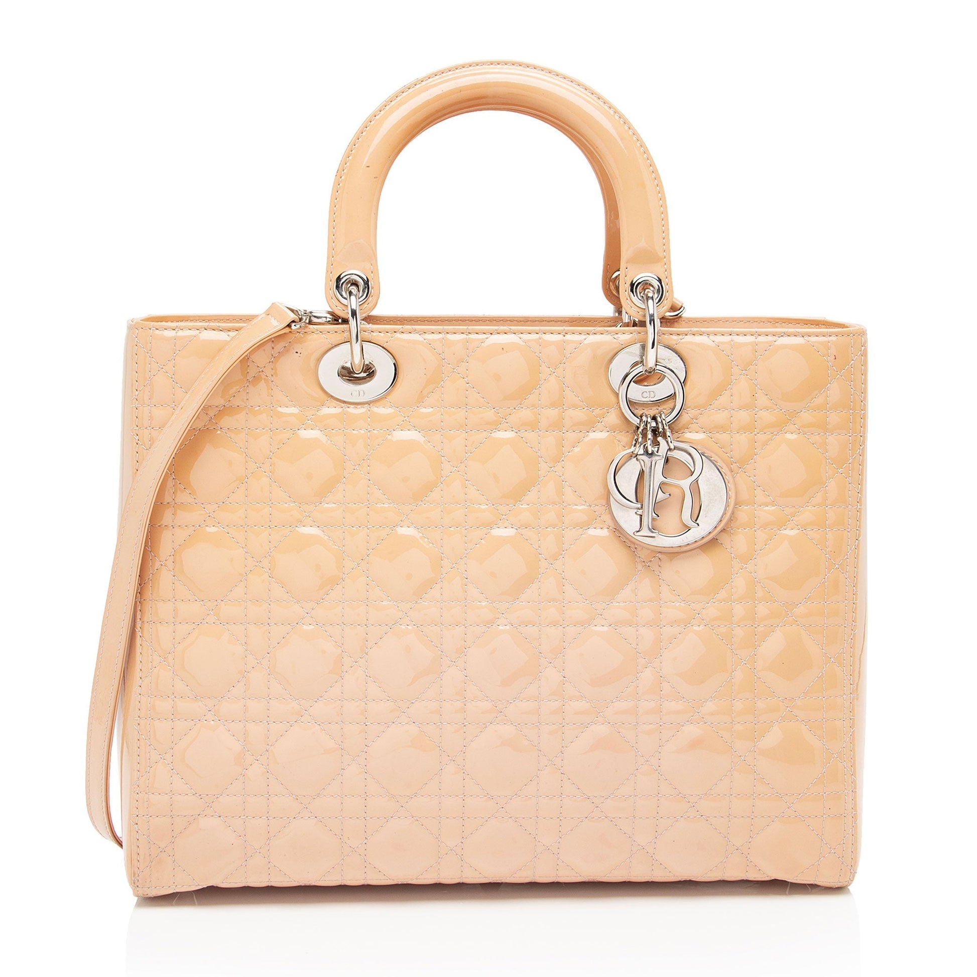Dior Lady Tote Shf 2Qzbi4 Leather Patent Large Tote Bag
