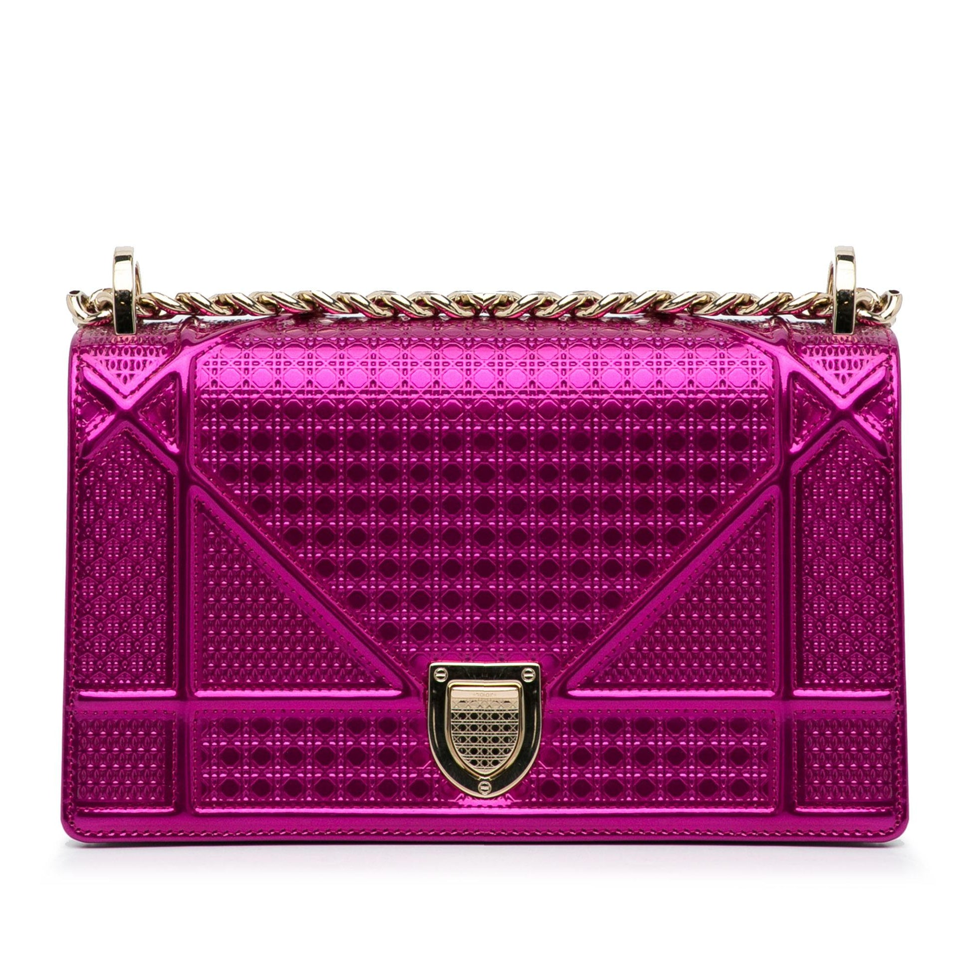Dior Microcannage ama Crossbody Bag Shg Patent