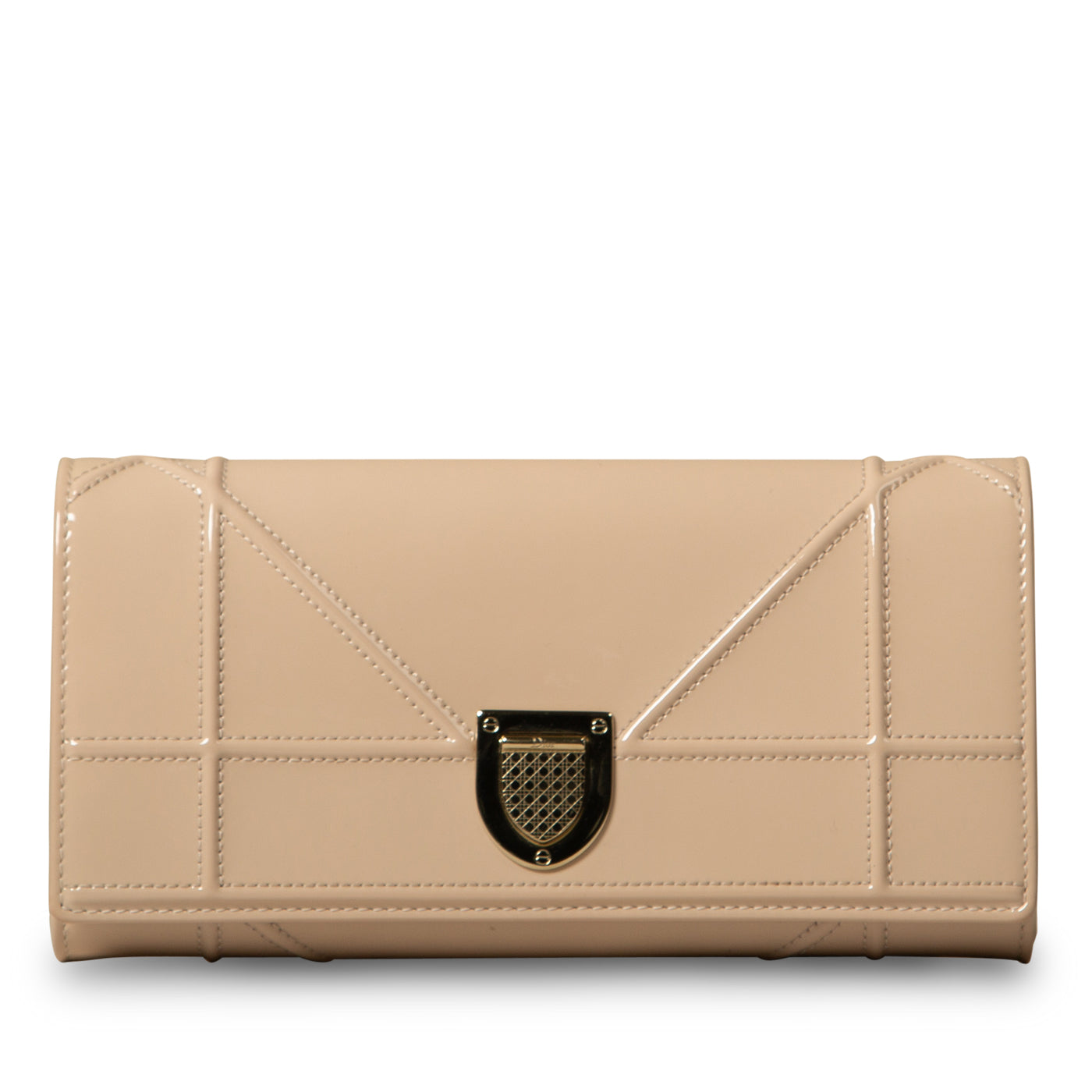 Dior Christian ama Clutch Patent Clutch Bag