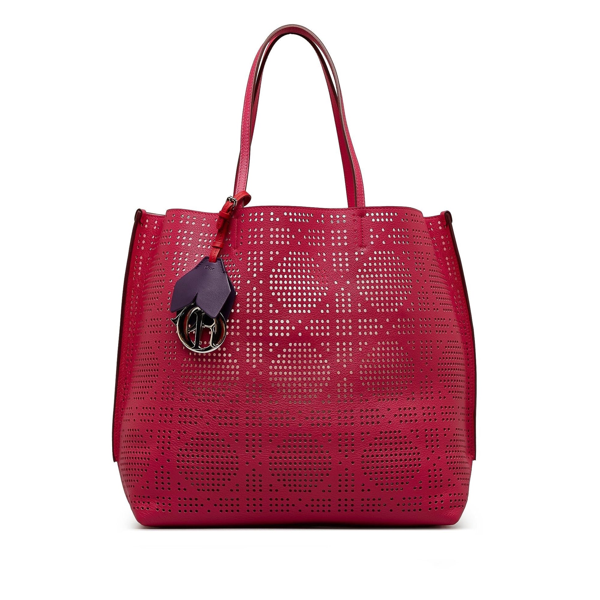 Dior Perforated Cannage iva Tote Shg Tote Bag