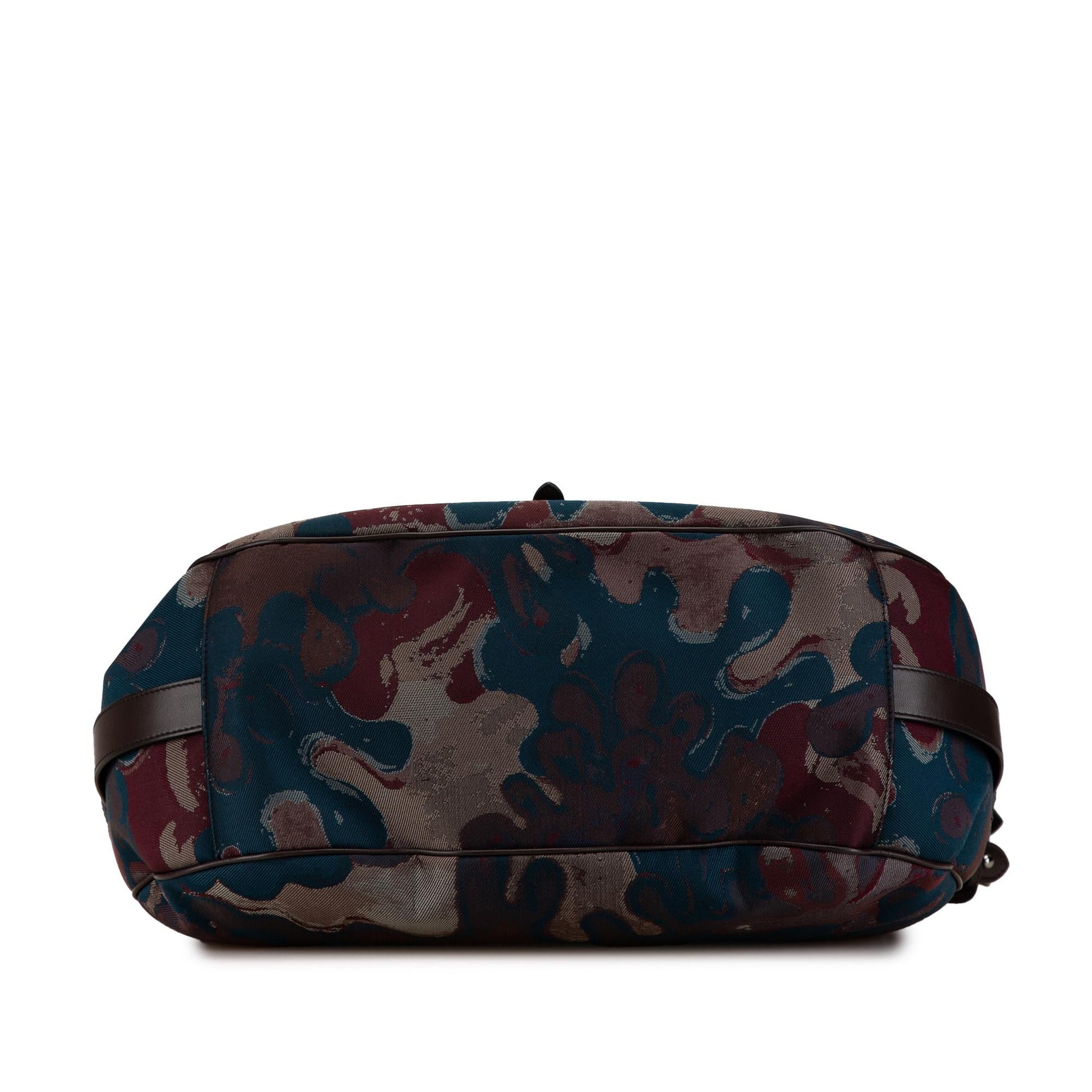 Dior Peter Doig Camouflage Soft Saddle Bag Shg Cn70Uz Canvas Satchel Bag