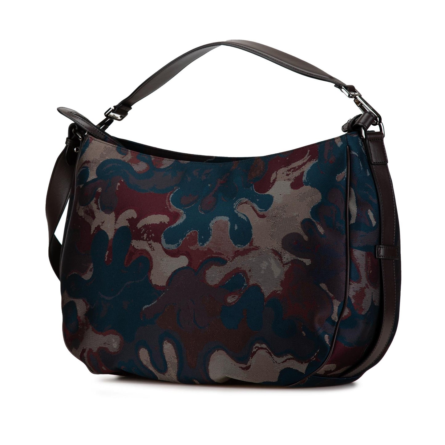 Dior Peter Doig Camouflage Soft Saddle Bag Denim Satchel Bag Saddle Bag 1