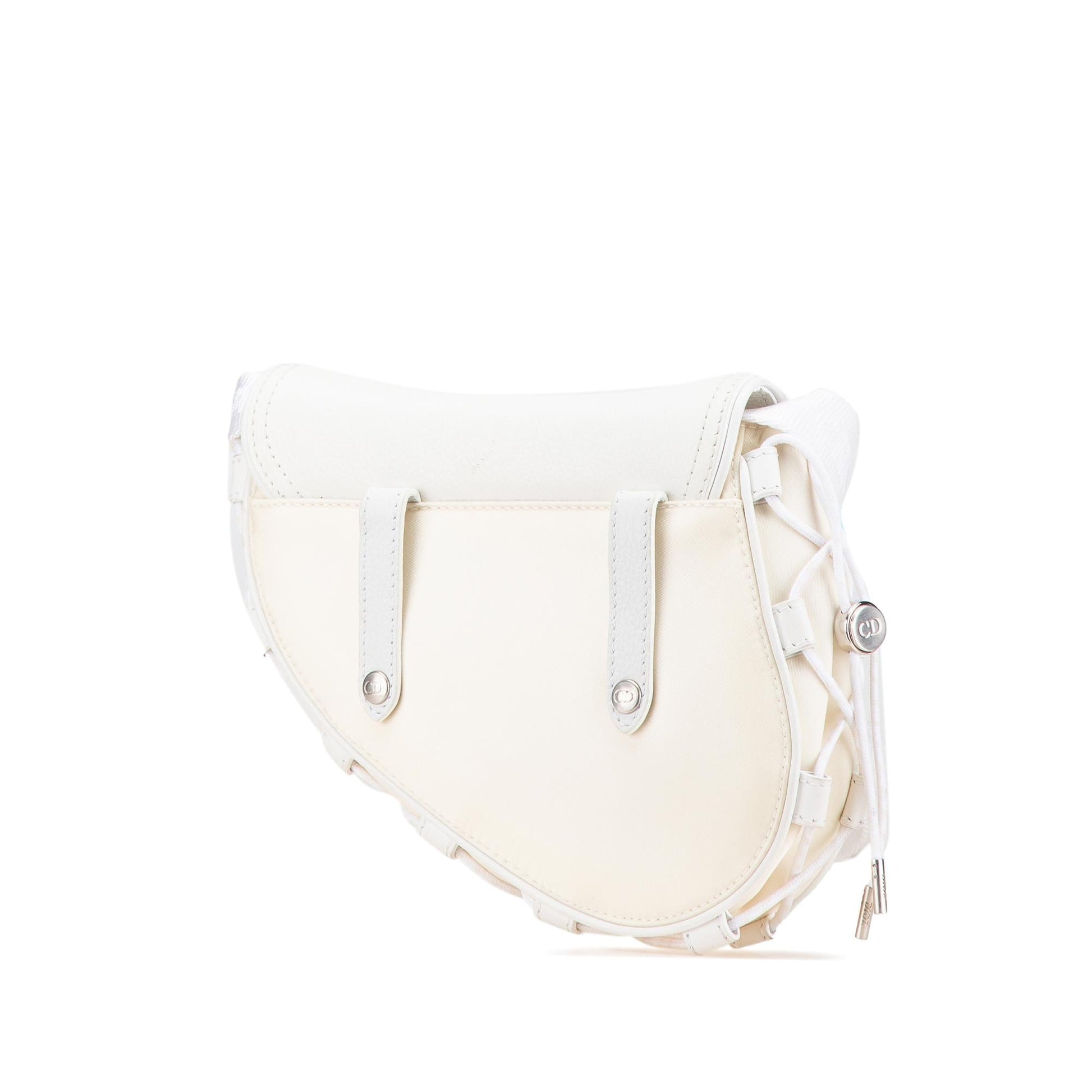 Dior Sacai Technical Fabric And Saddle Bag Leather Crossbody Bag Saddle Bag 1